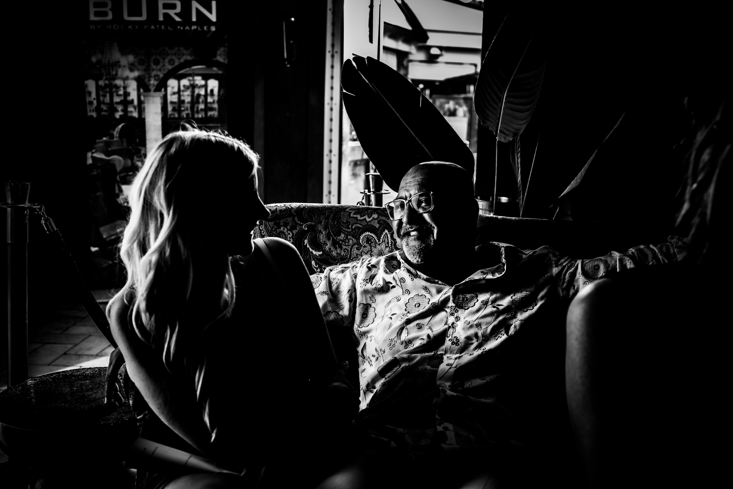 Burn Black and White Series. Out and About 239