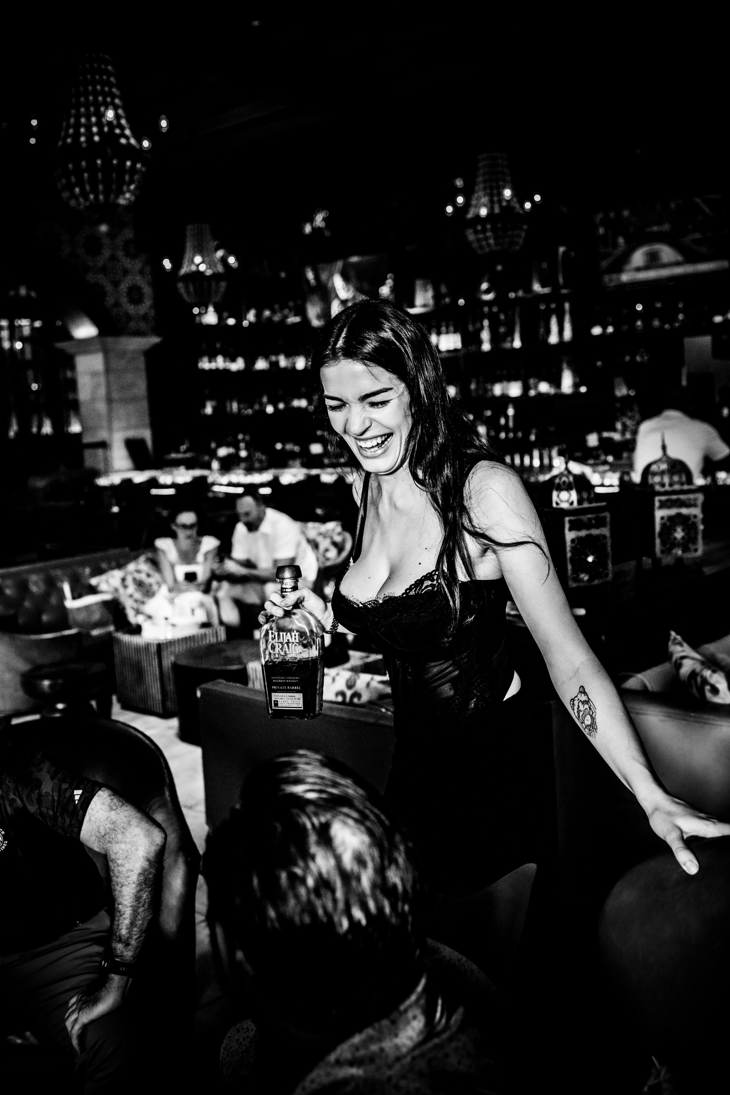 Burn Black and White Series. Out and About 239