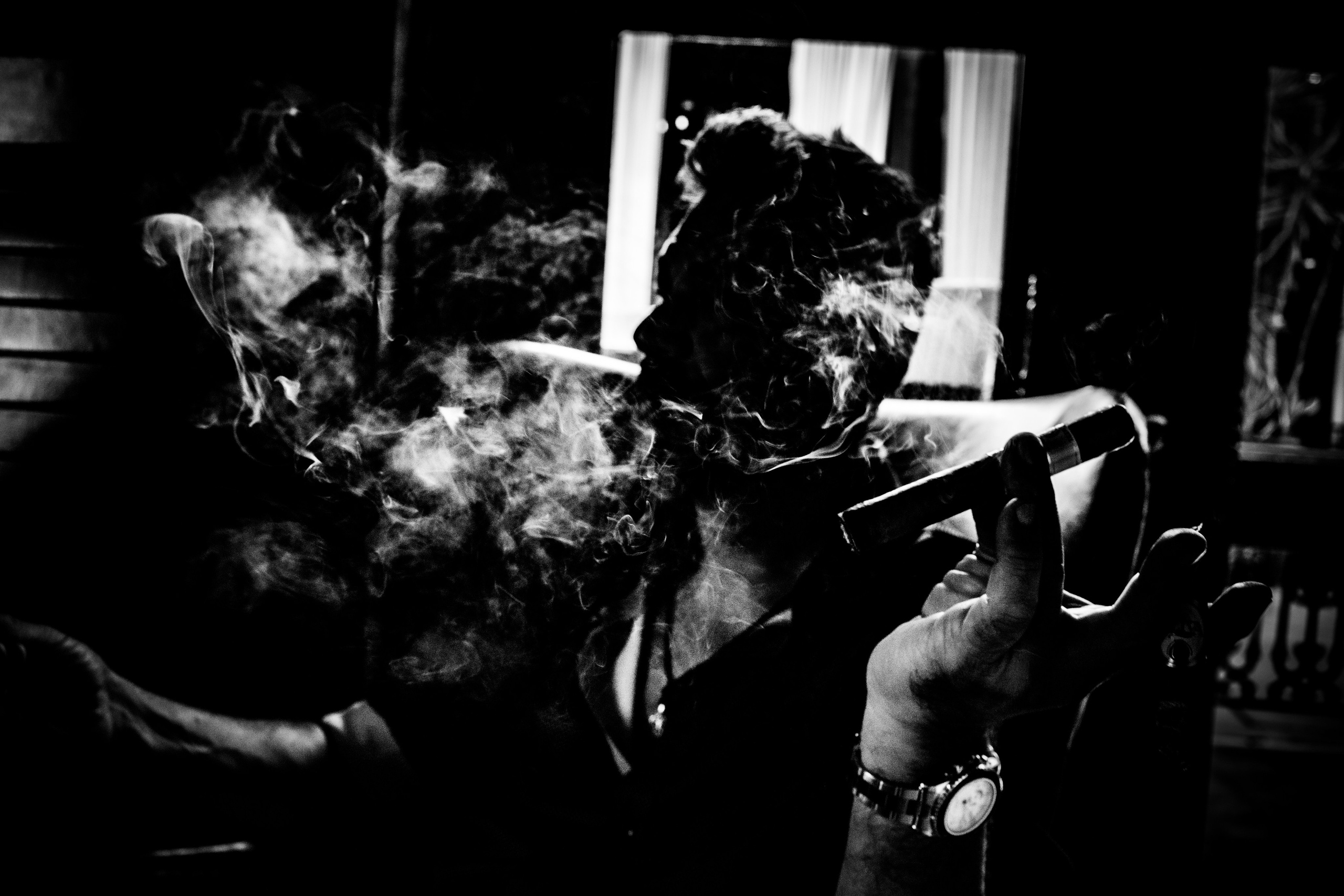 Burn Black and White Series. Out and About 239