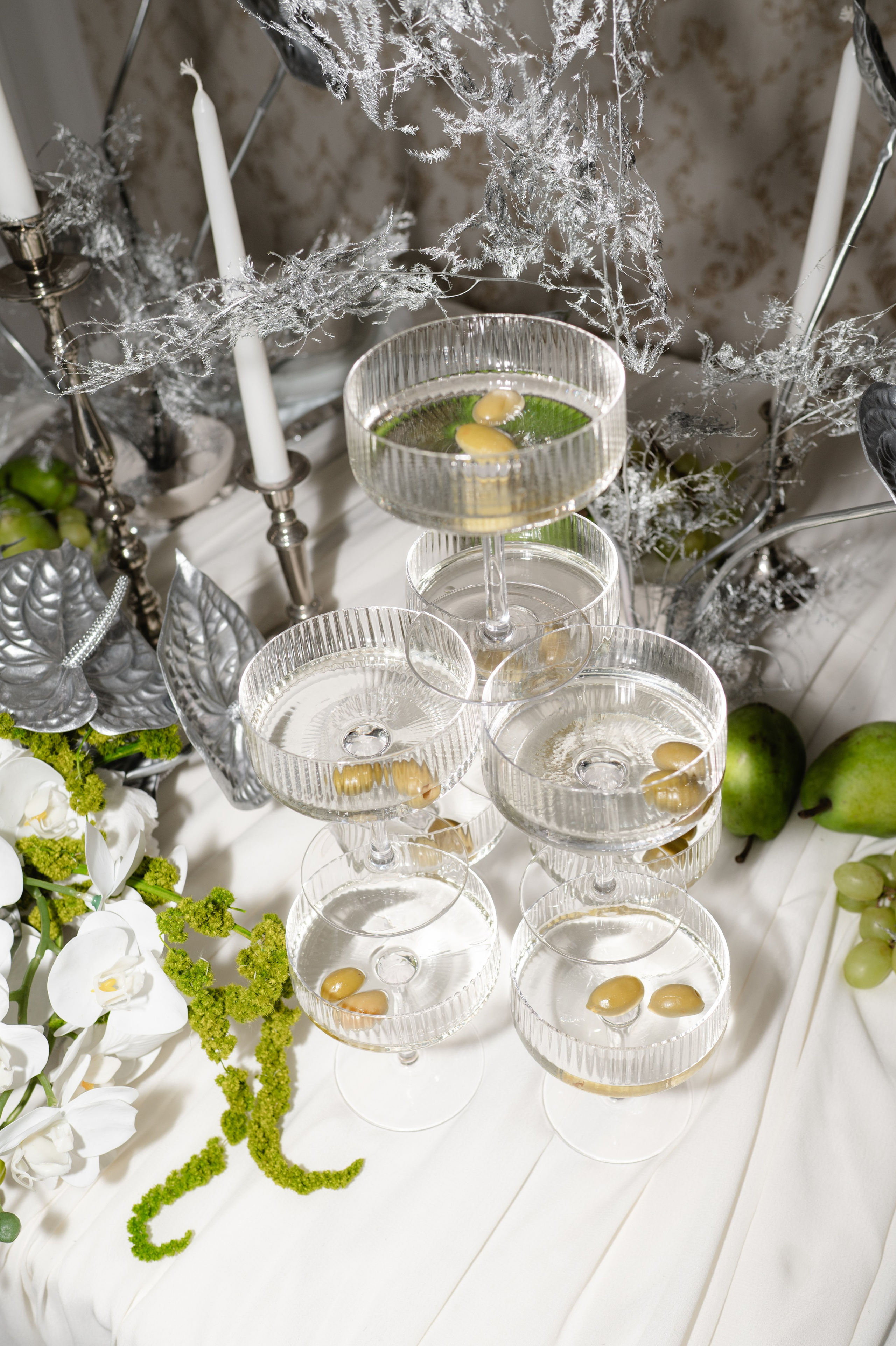 Bride with a concept silver Chrome. Alexandra Hanu Photographer