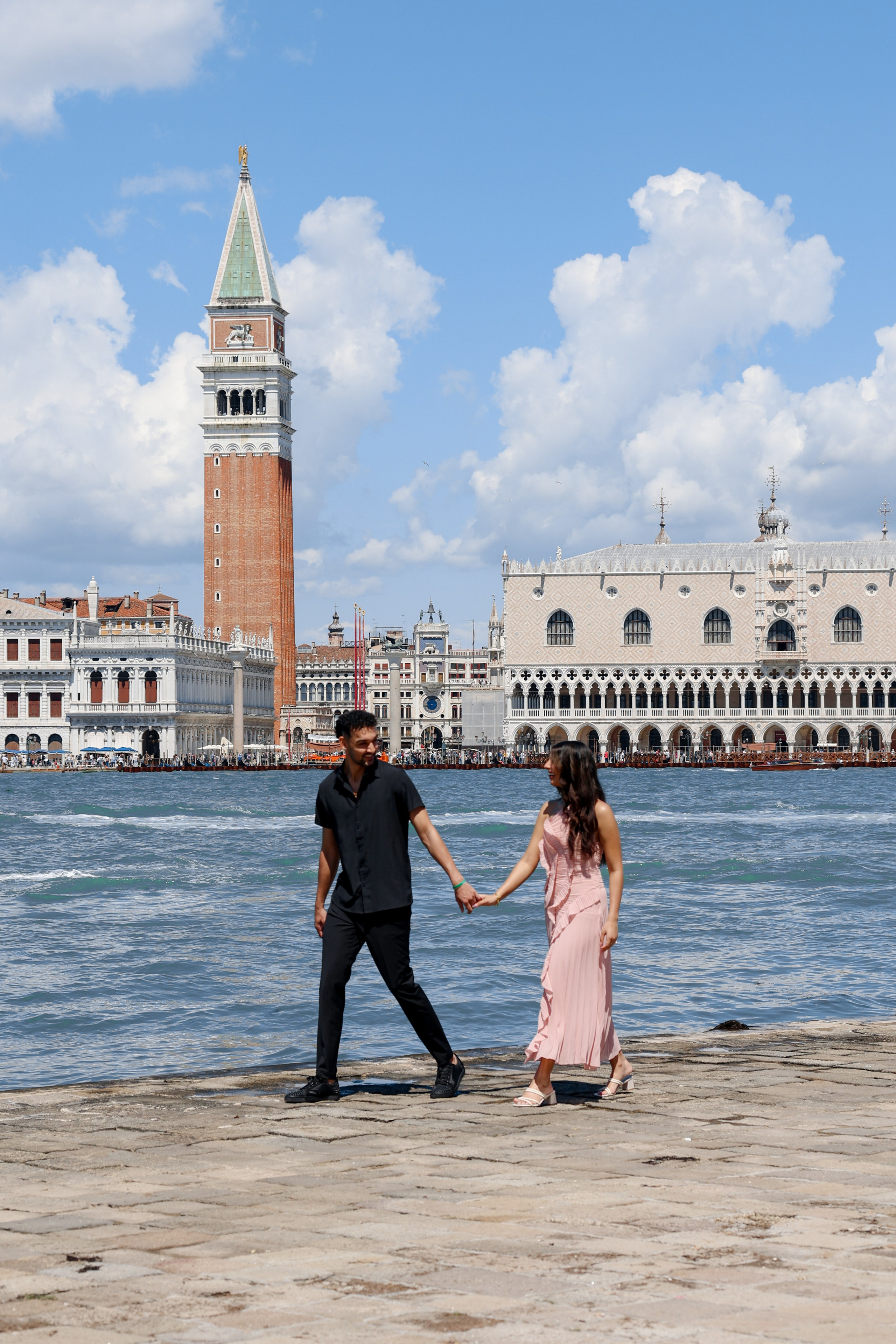 Authentic emotional proposal photography in Venice
