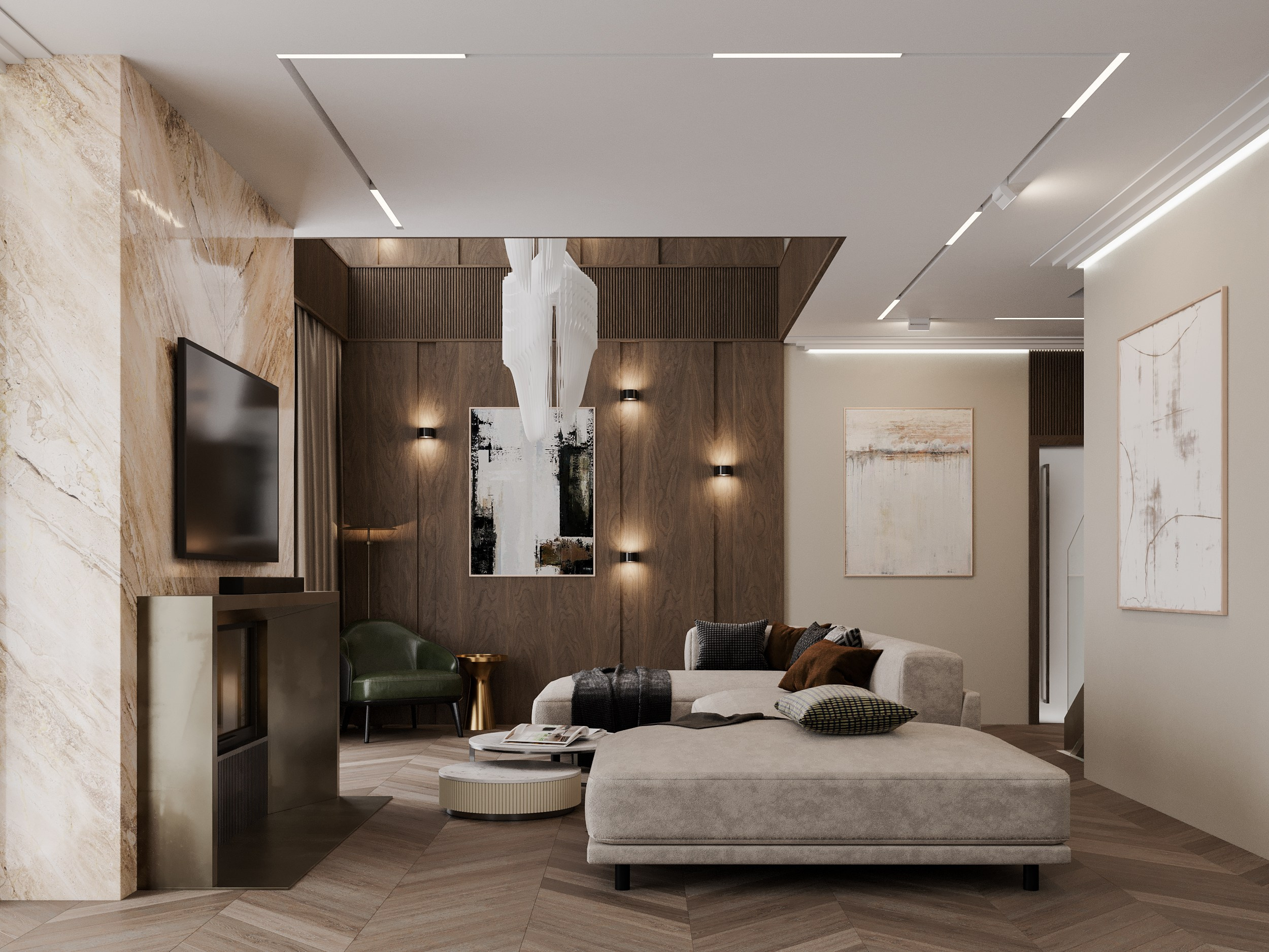 Obývací pokoj — 2. Filipenka architects