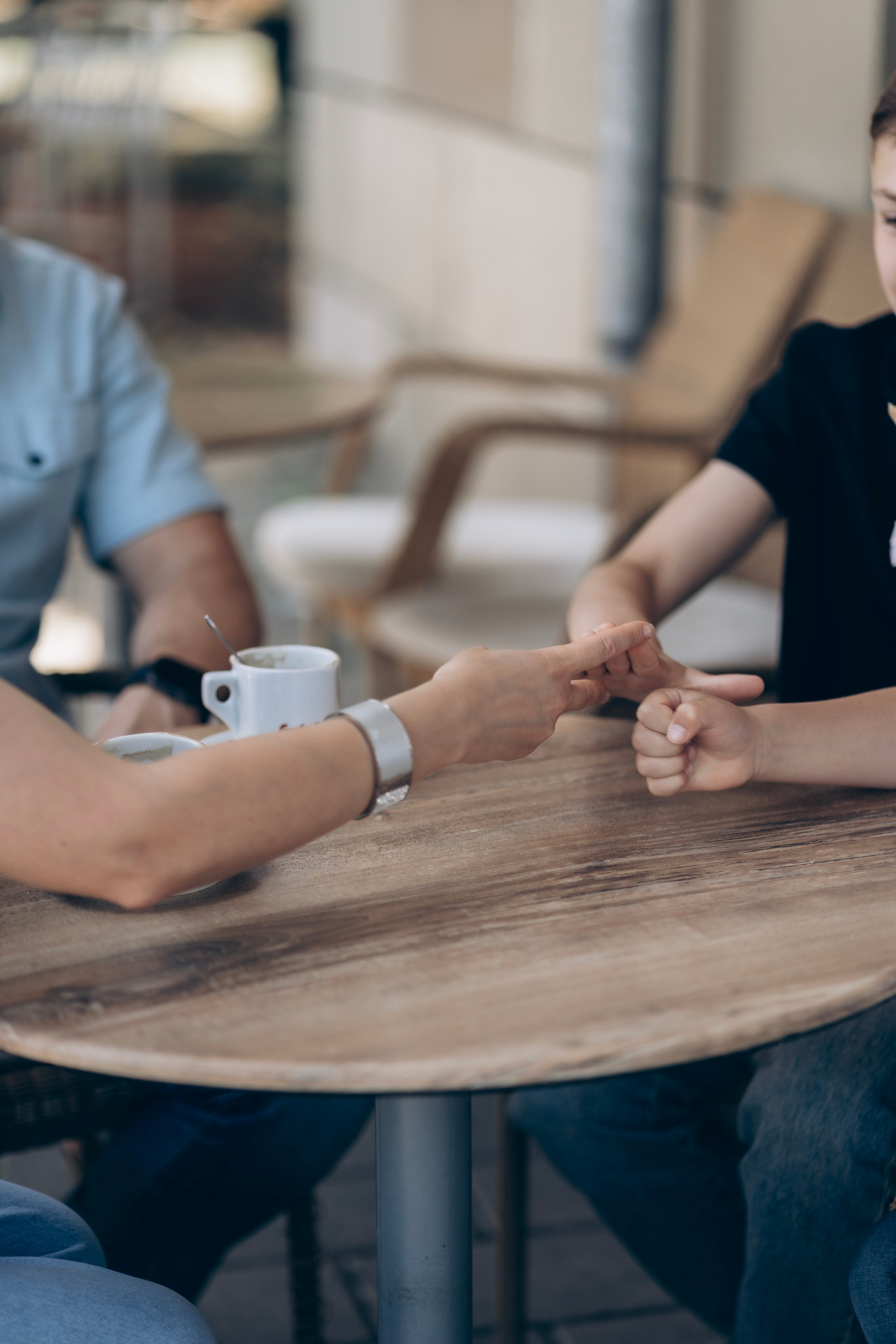 Family in the city. Photography in Germany