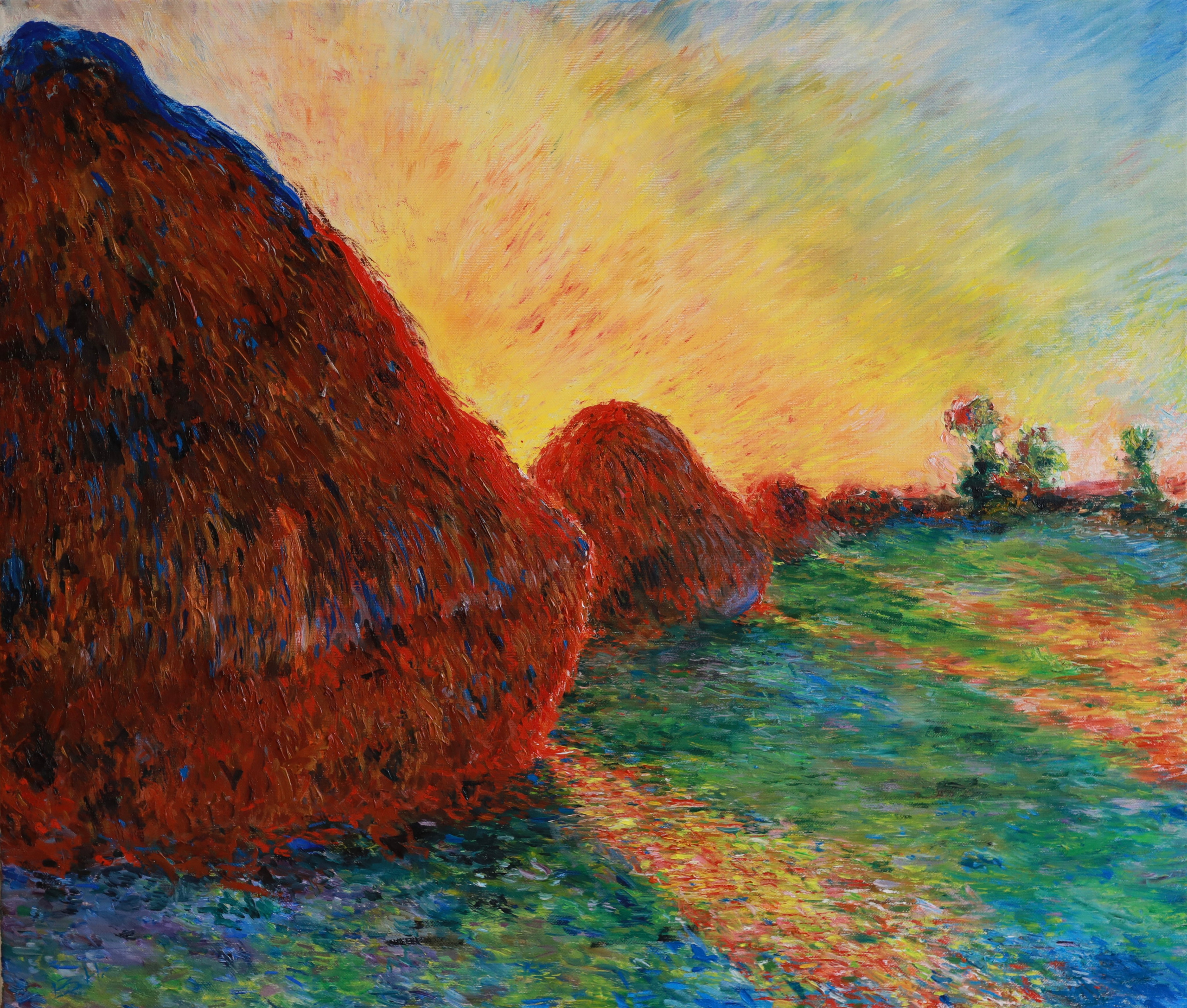 KUPKY SENA (CLAUDE MONET). GALA художник из г. Харьков в Чехии