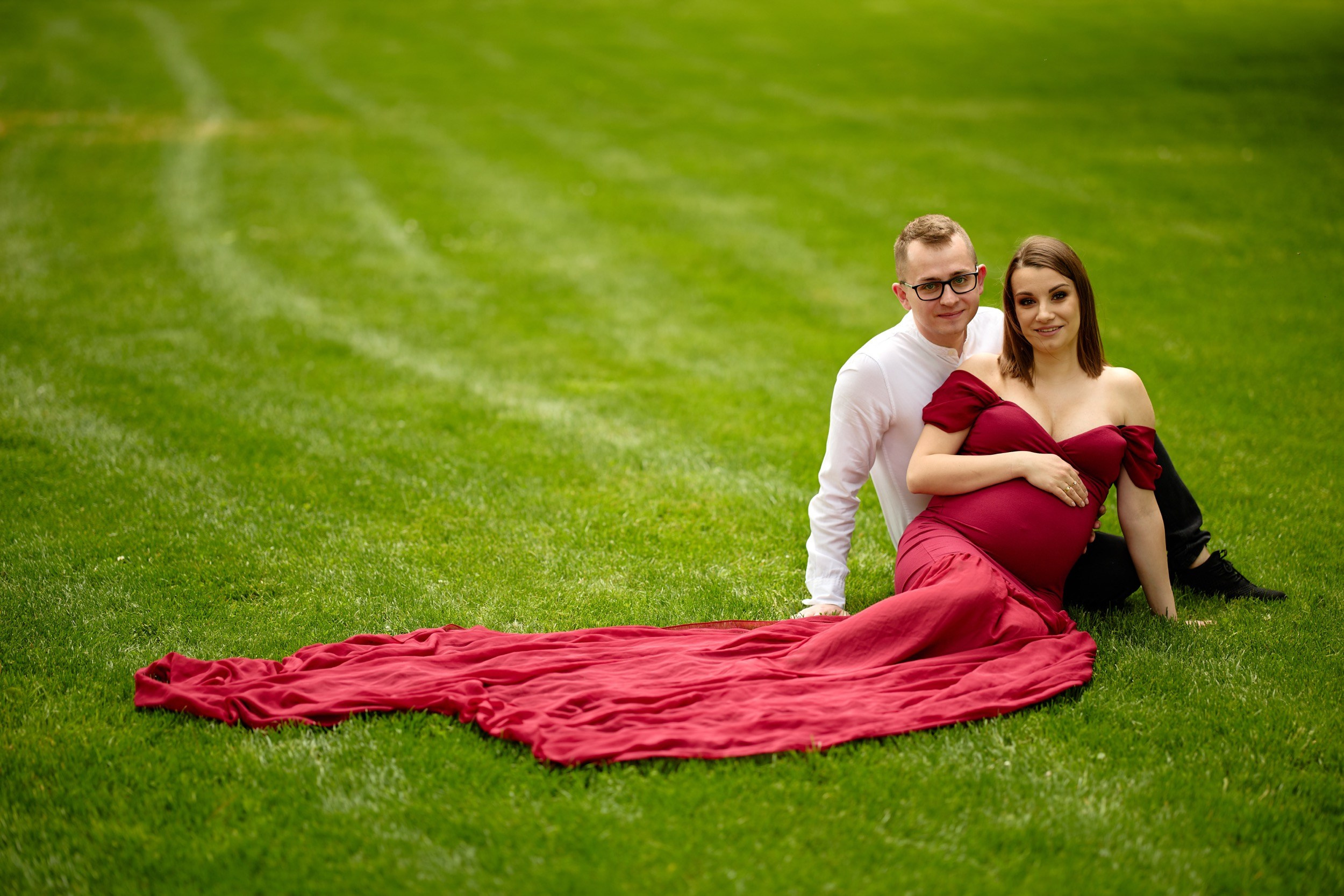 Sesja Brzuszkowa w plenerze. Daniel Chróściel Studio Myslub Fotografia i wideo ślubne