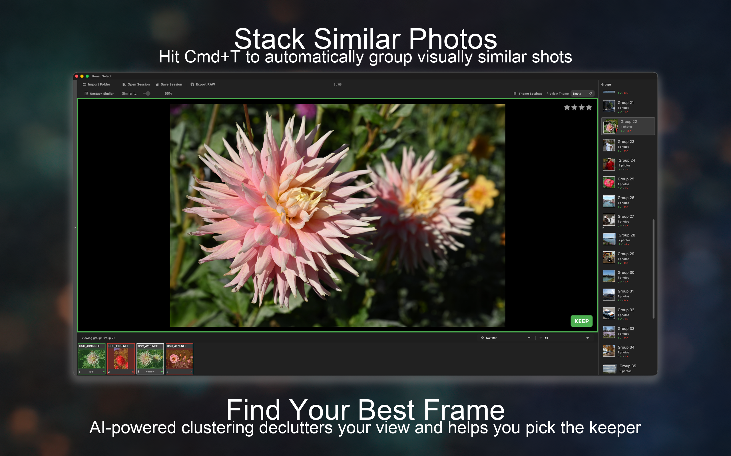 SwipeCull Desktop. Roaming Reflections of Motorcycle Life