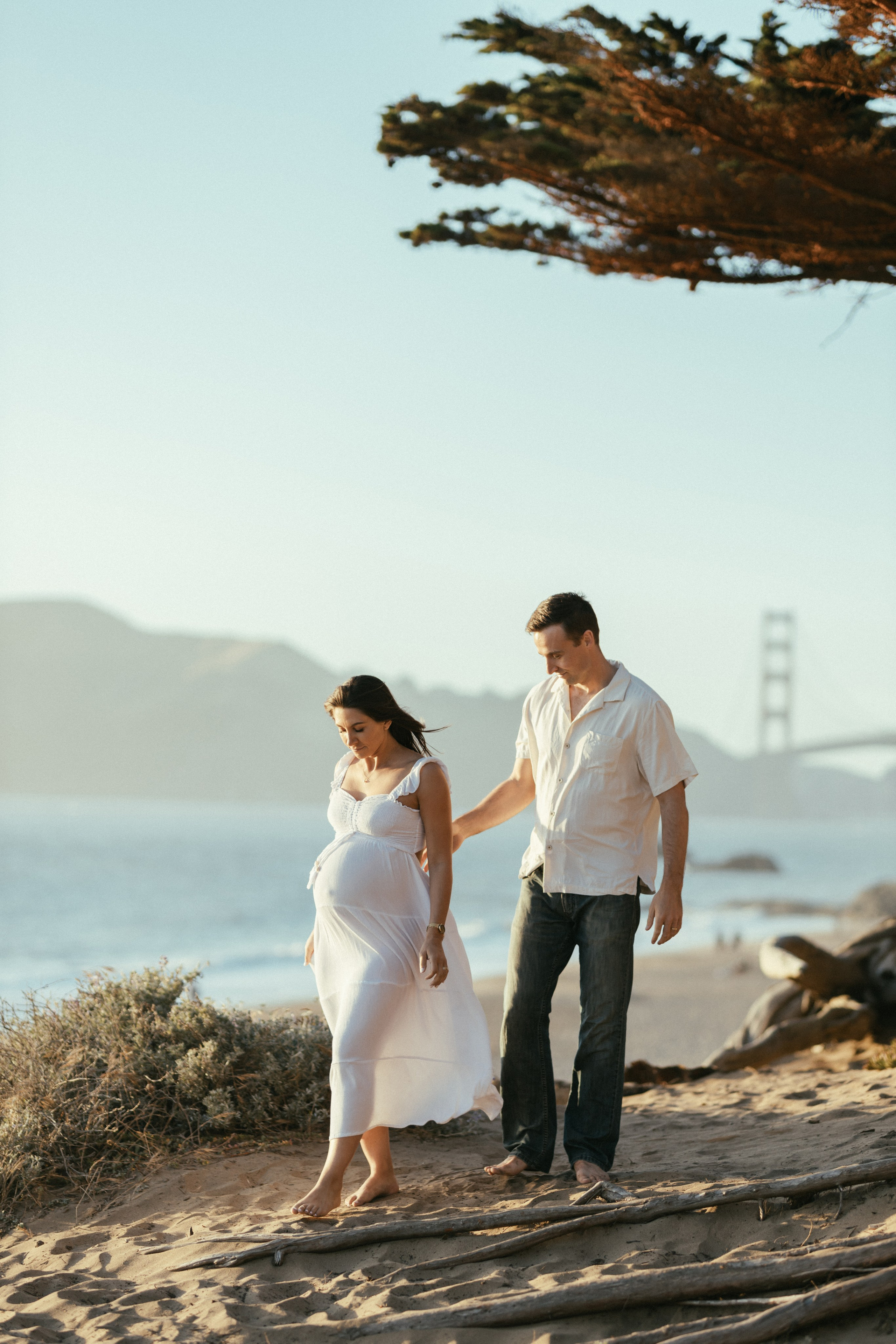 New Beginnings at Baker Beach. Maternity, newborn photographer in the Bay Area|Iryna Rakivnenko