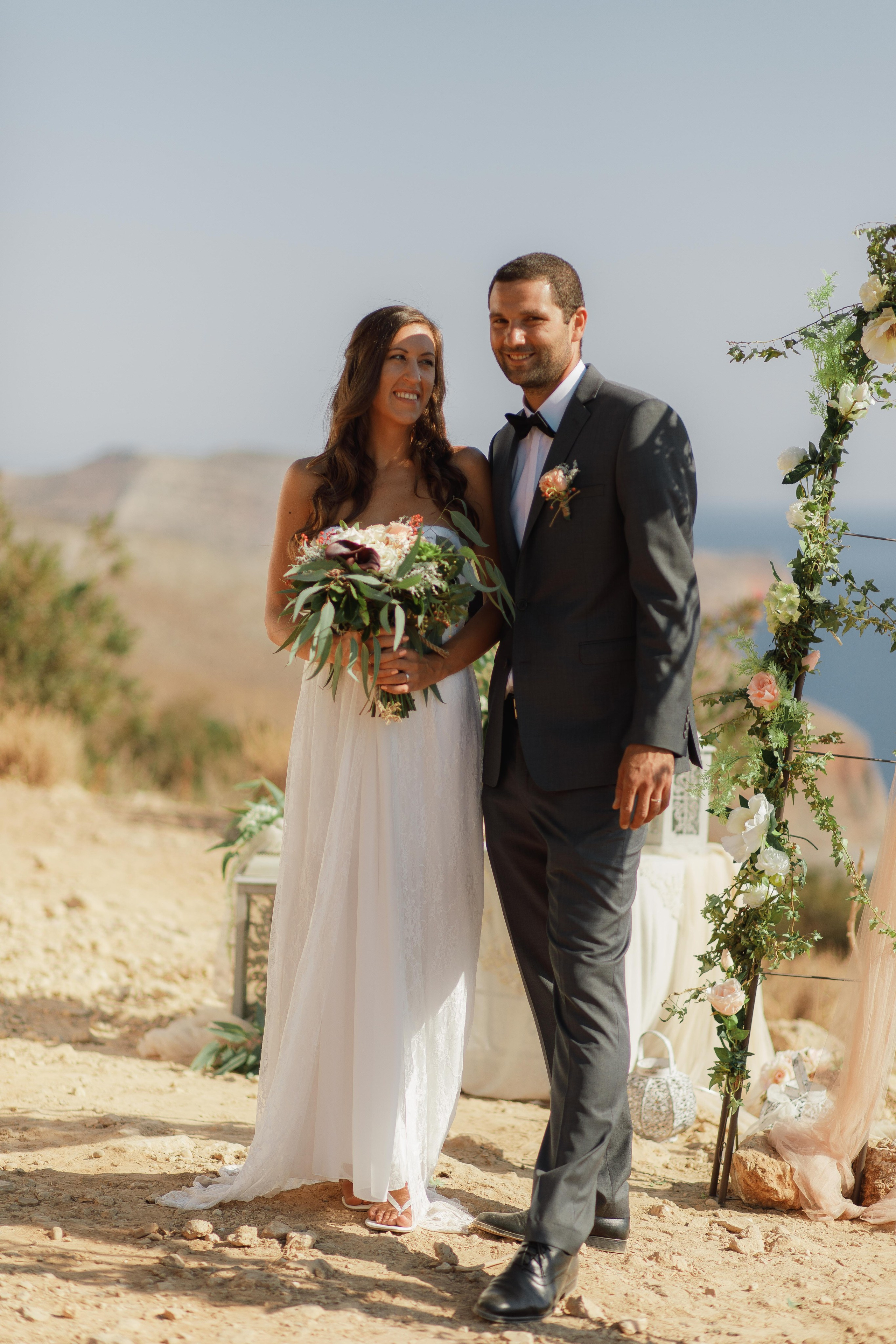 Marino & Steffi, Crete. Denny Savon — Photographer in Santorini | Weddings, Love Stories & Flying Dress