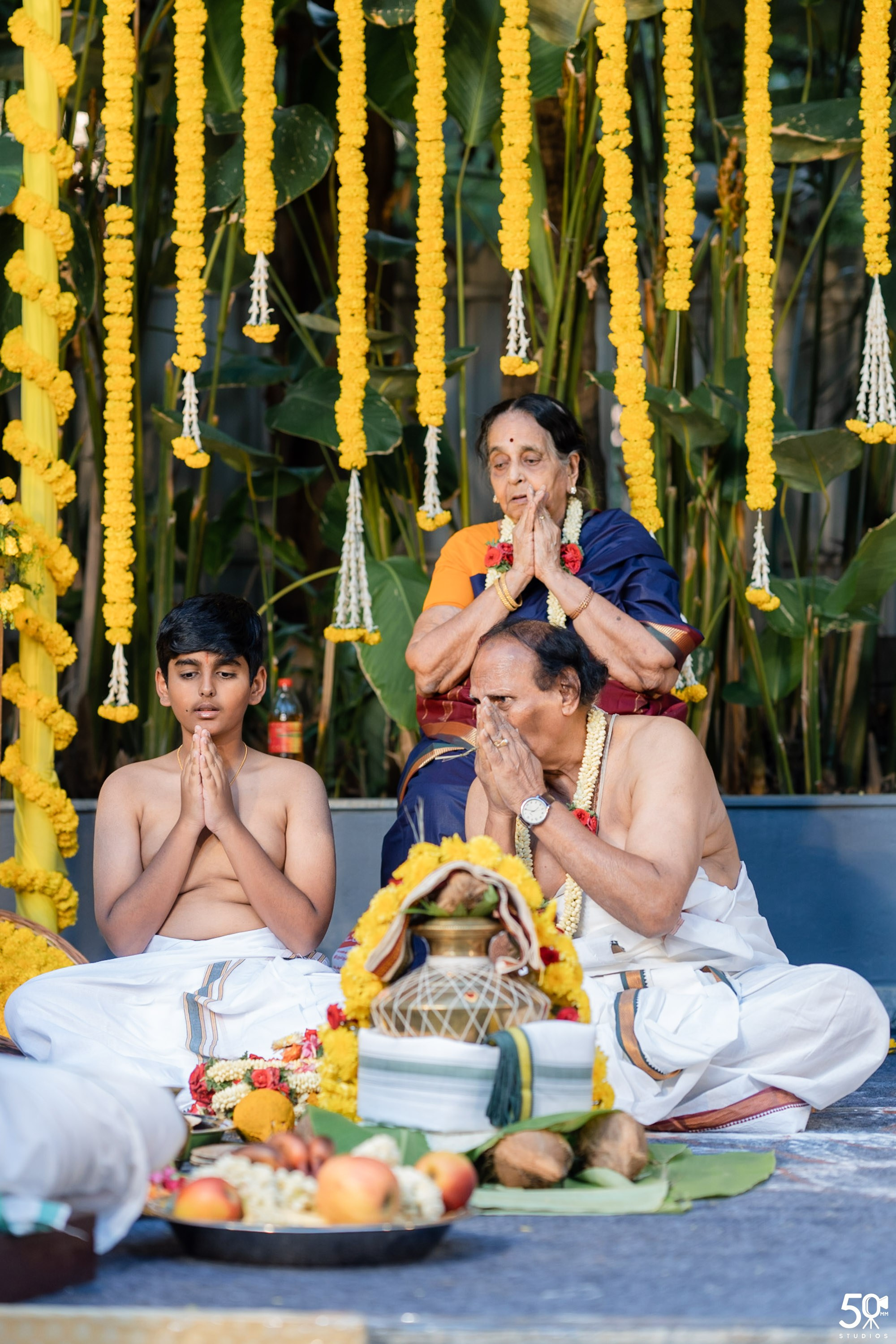SANJAY AND SAKETH UPANAYANA. 50mm STUDIOS