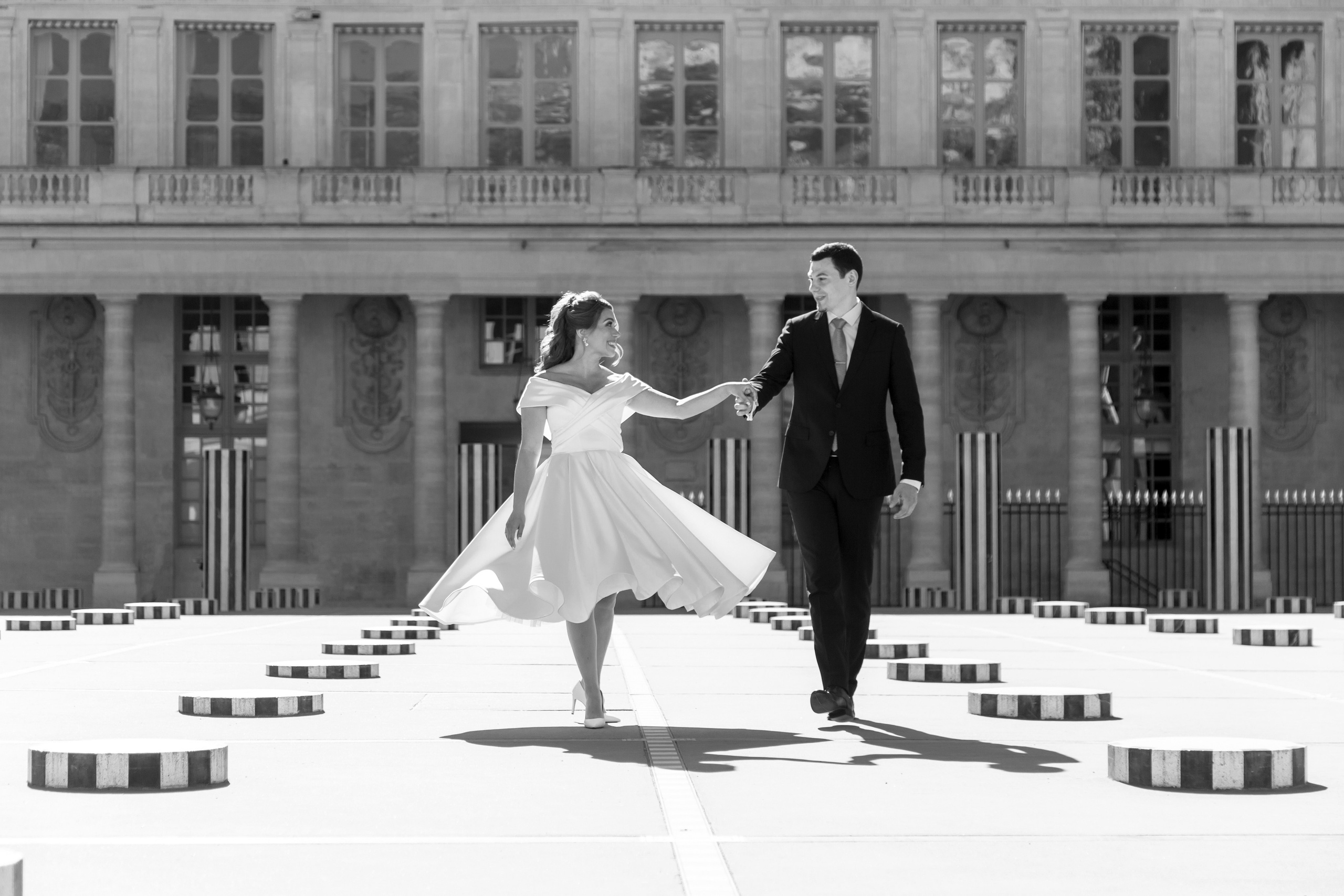 Musée du Louvre / Dmitry & Flavia. Wedding, event and family photographer in Paris, Emilian Olaru