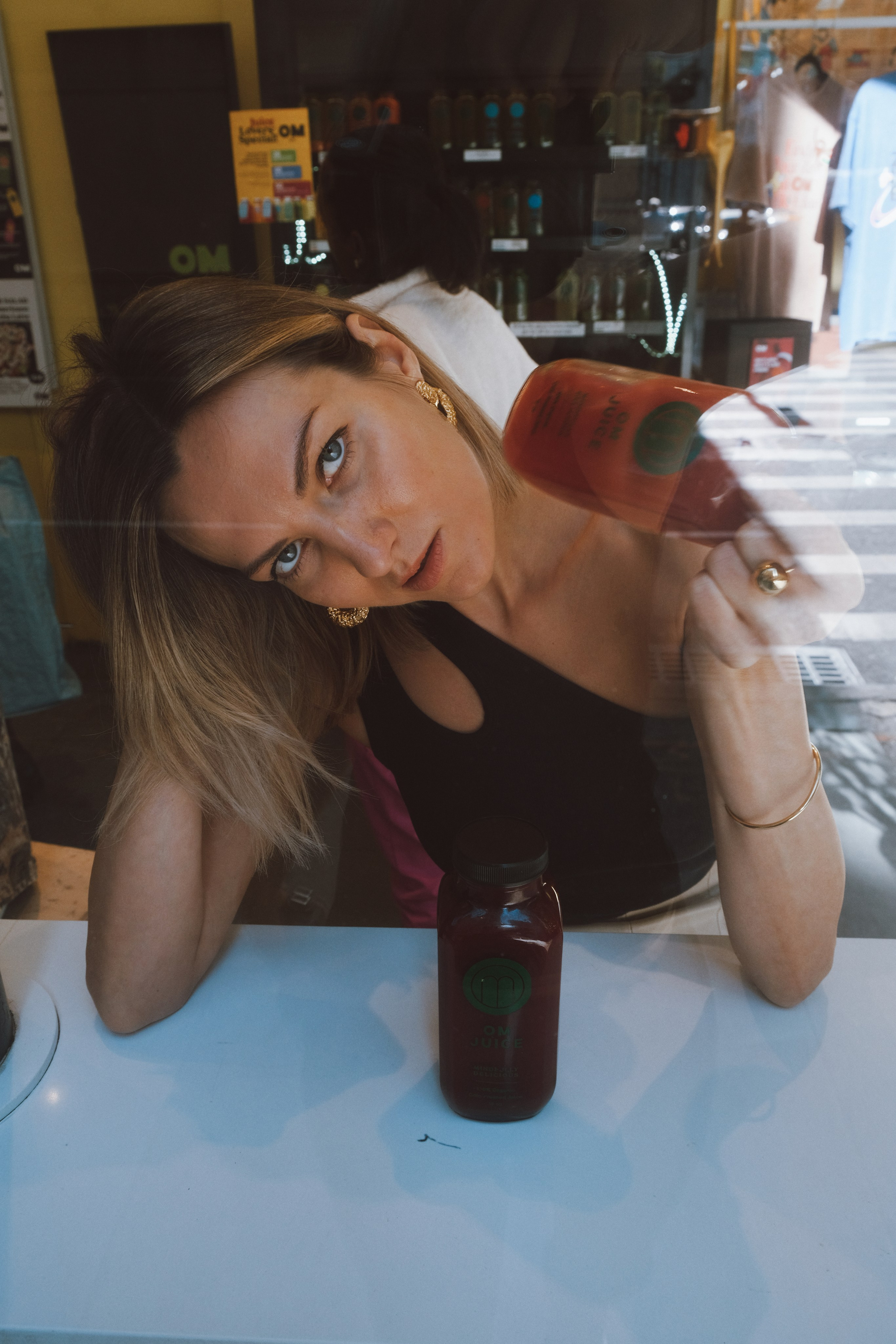 Om Juice Bar. New York Photographer Sveta Zemskova, NYC Photo