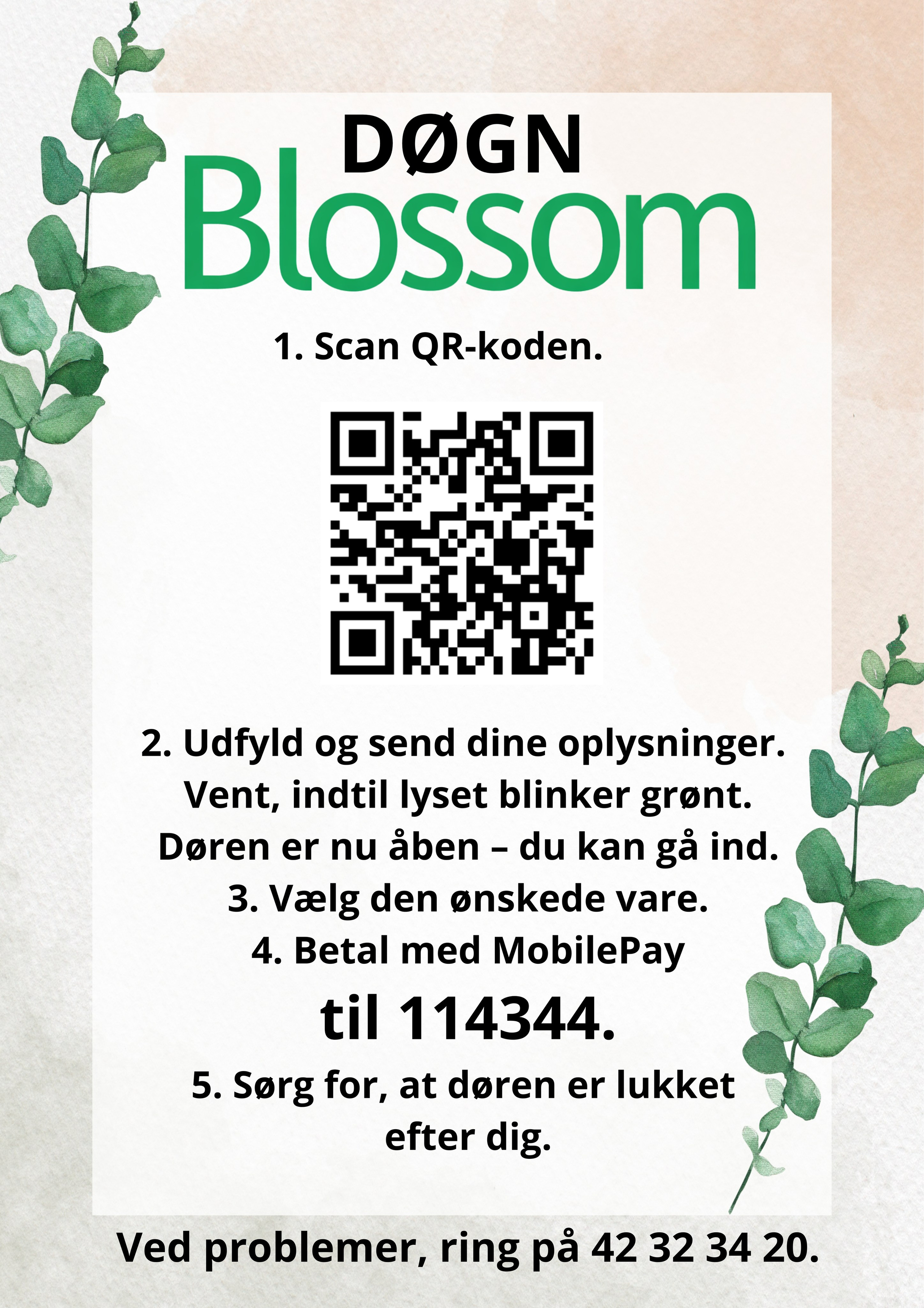 BLOSSSOM Døgnåben blomsterbutik i Aarhus – køb blomster 24 timer i døgnet
