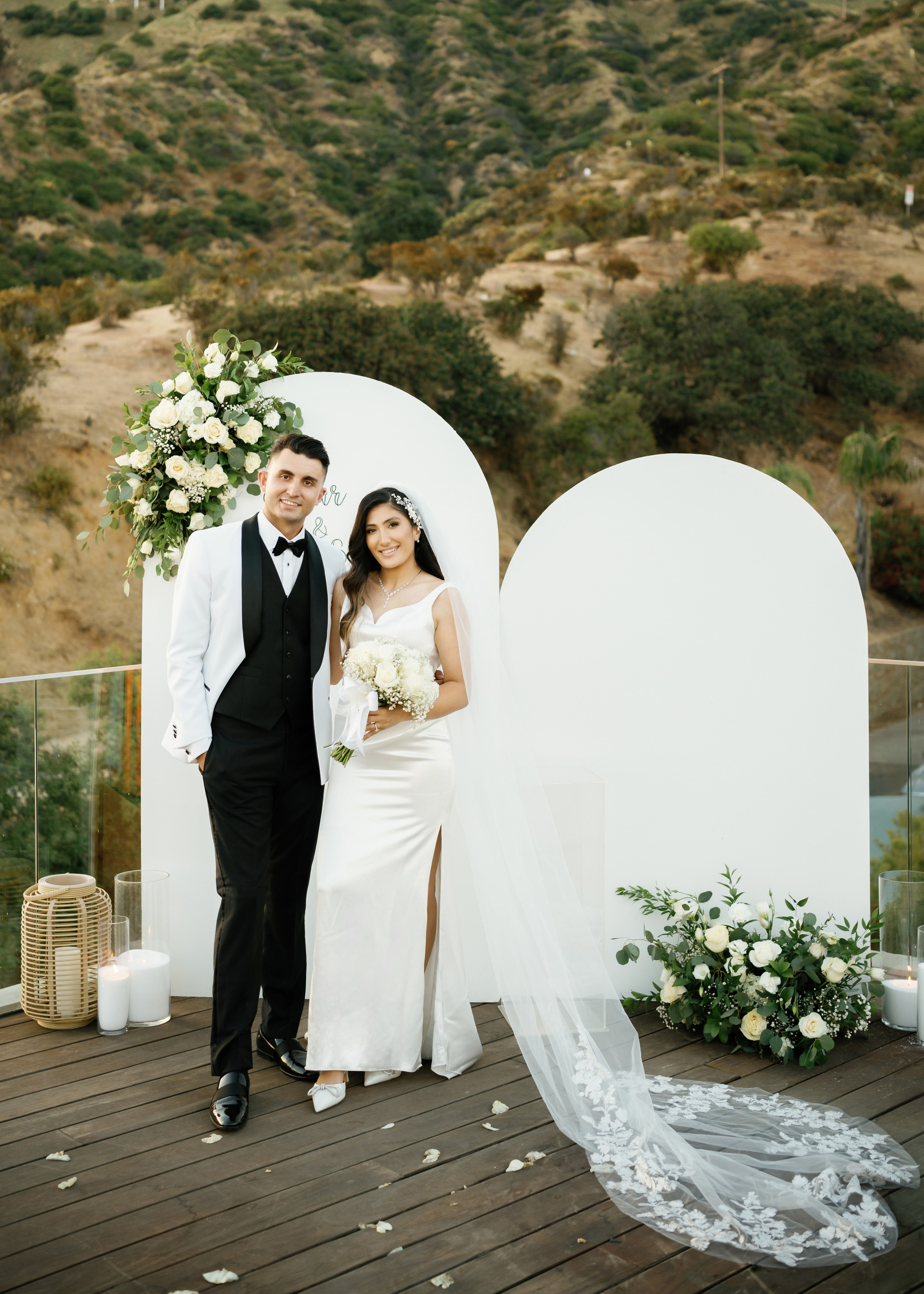 Wedding at the Hollywood Sign Venue, Los Angeles, California. Wedding Photography & Videography Team in California, Los Angeles, San Francisco, San Diego and Travel