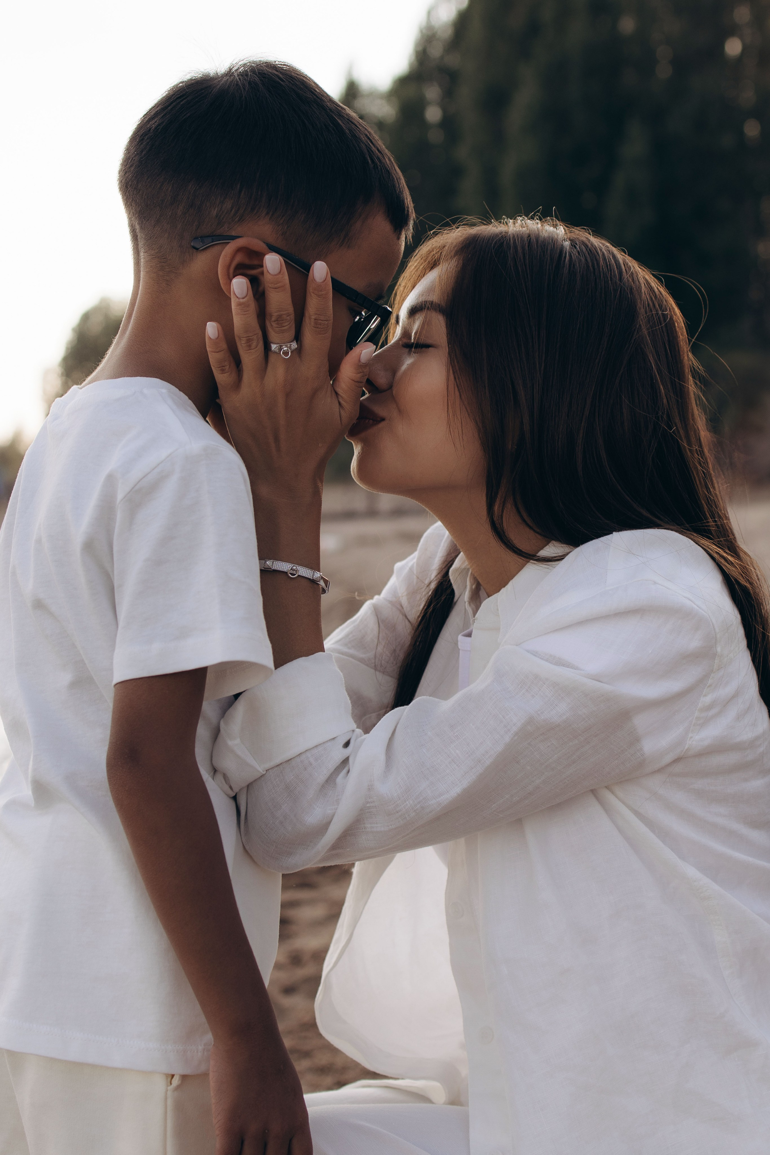 Family at Sunset. Фотограф родов, семей и новорожденных малышей в Дубае