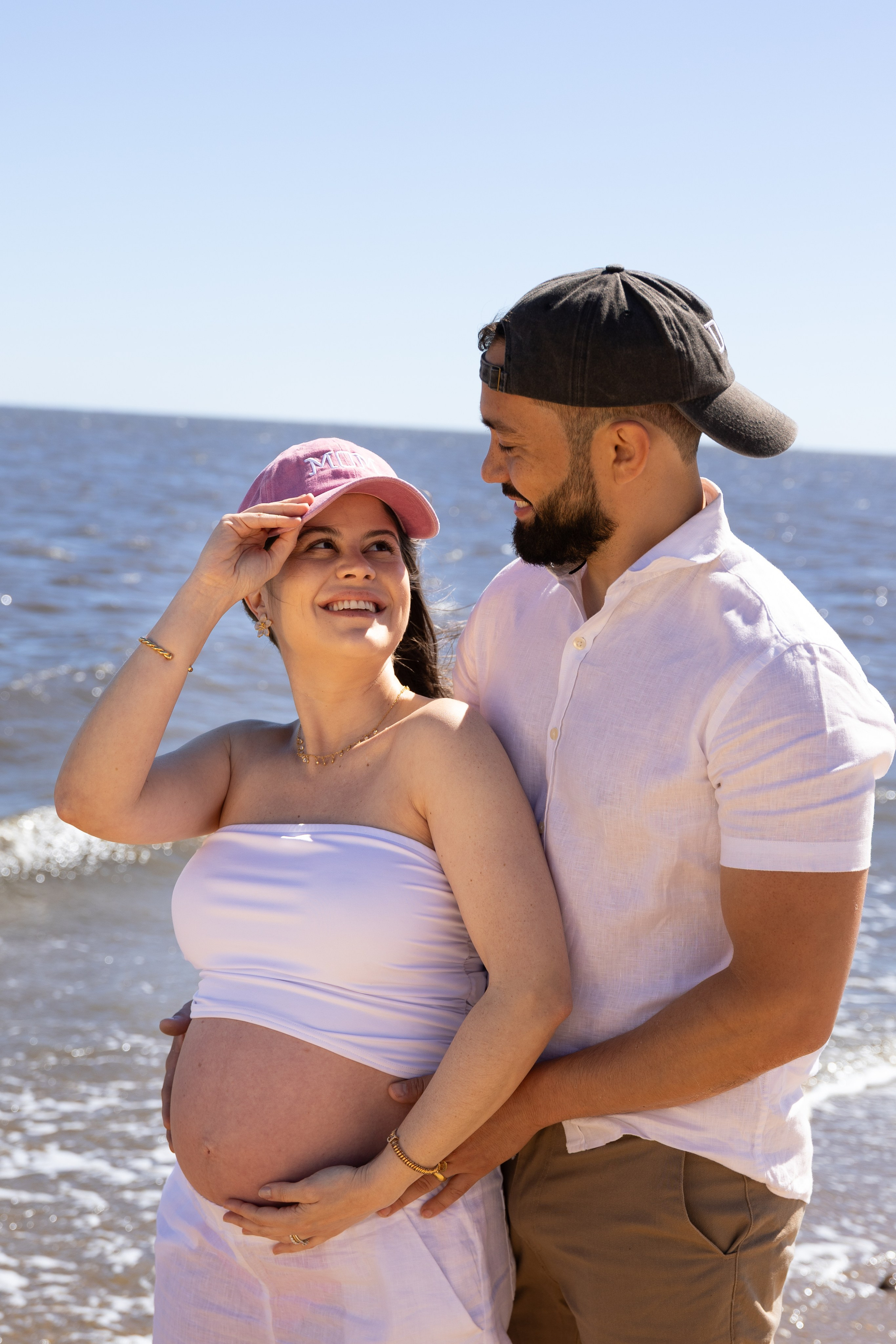Beachside Maternity at Ideal Beach, NJ. Family, lifestyle, and commercial photography in New York and New Jersey