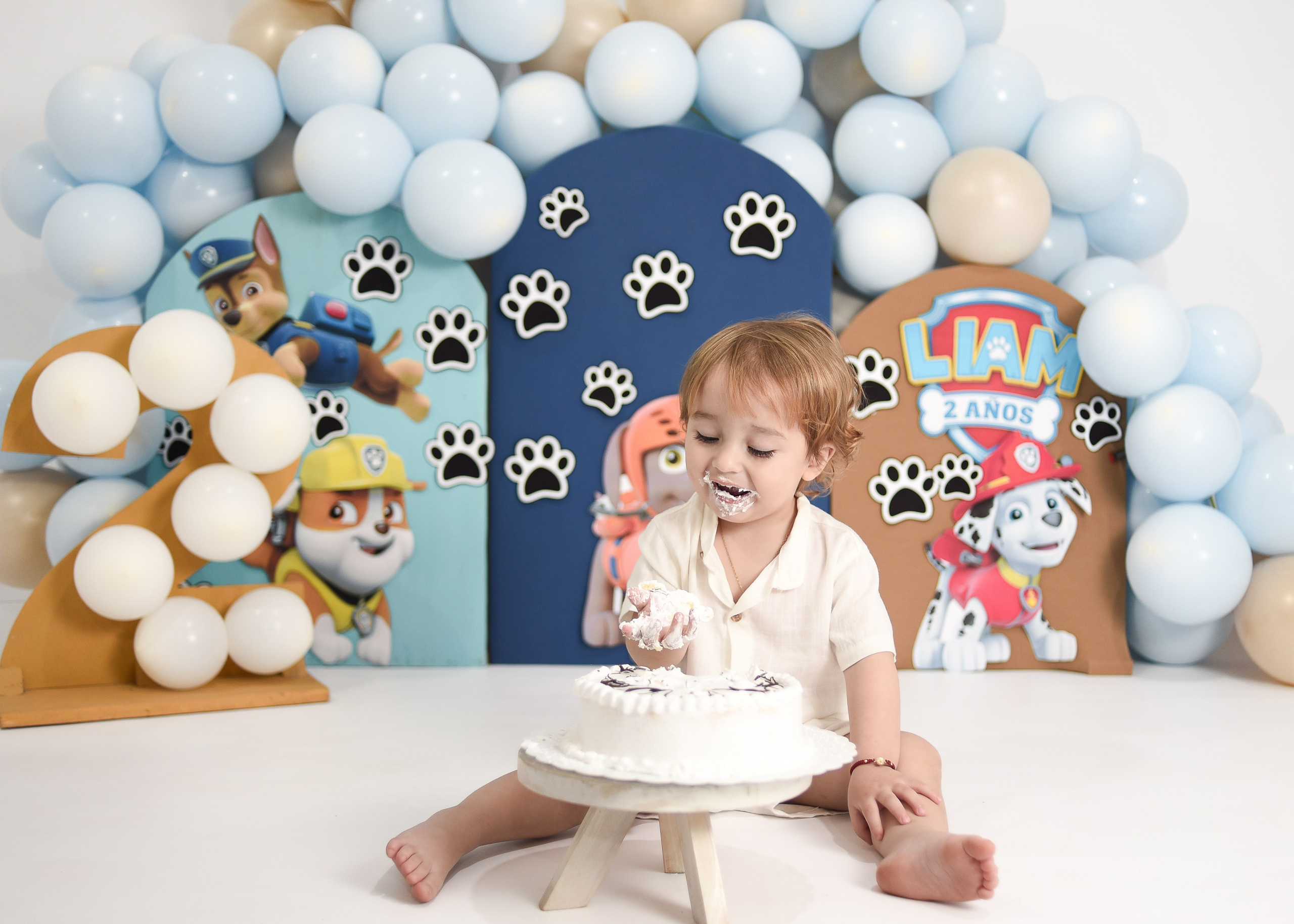 Liam 2do año. Temática Pou Patrol. Fotografo de casamiento en misiones y fotógrafo de familia  Posadas