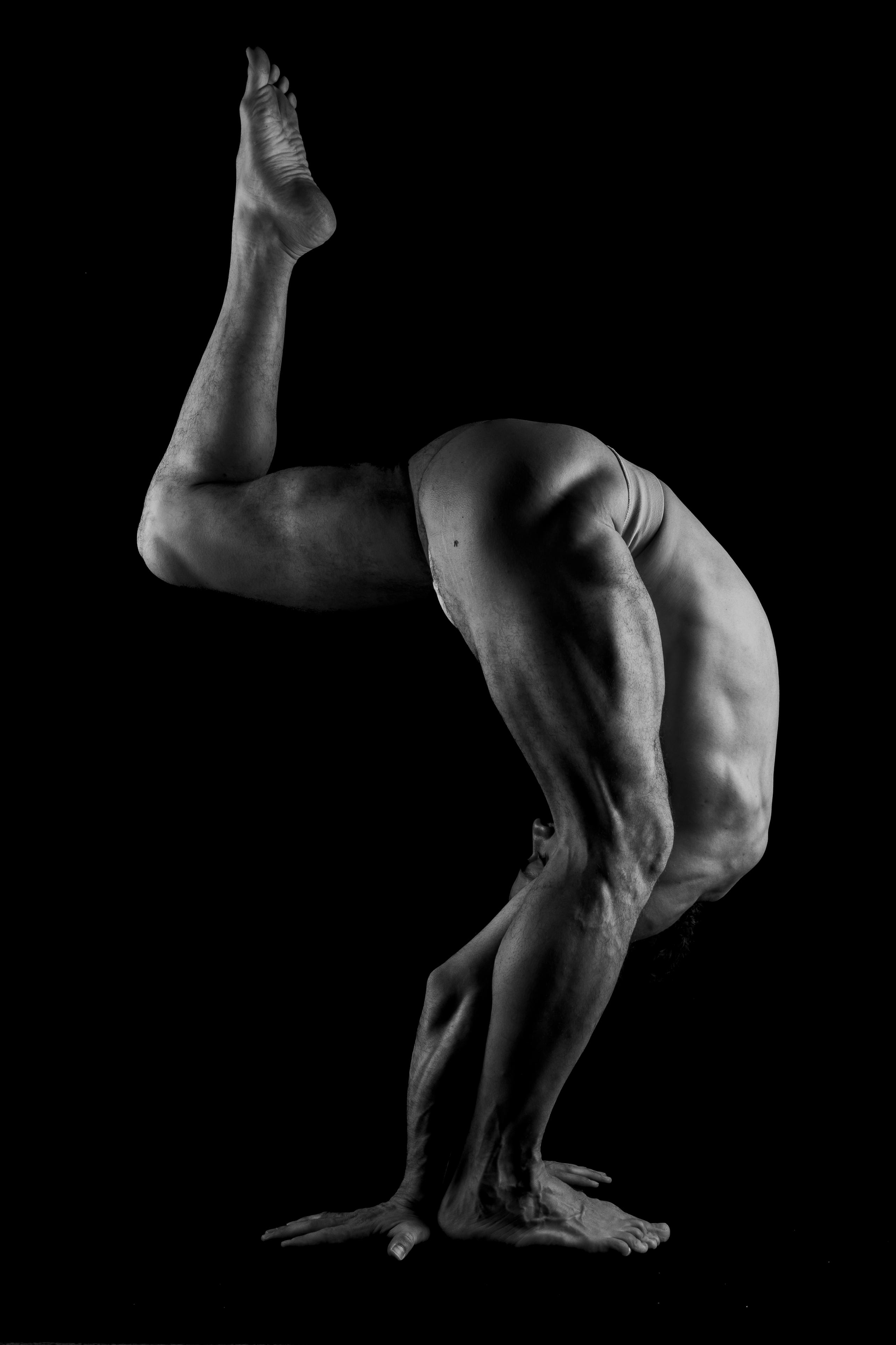 Body in Black II. Ballet and artistic photographer in Prague Francesco Sanvito