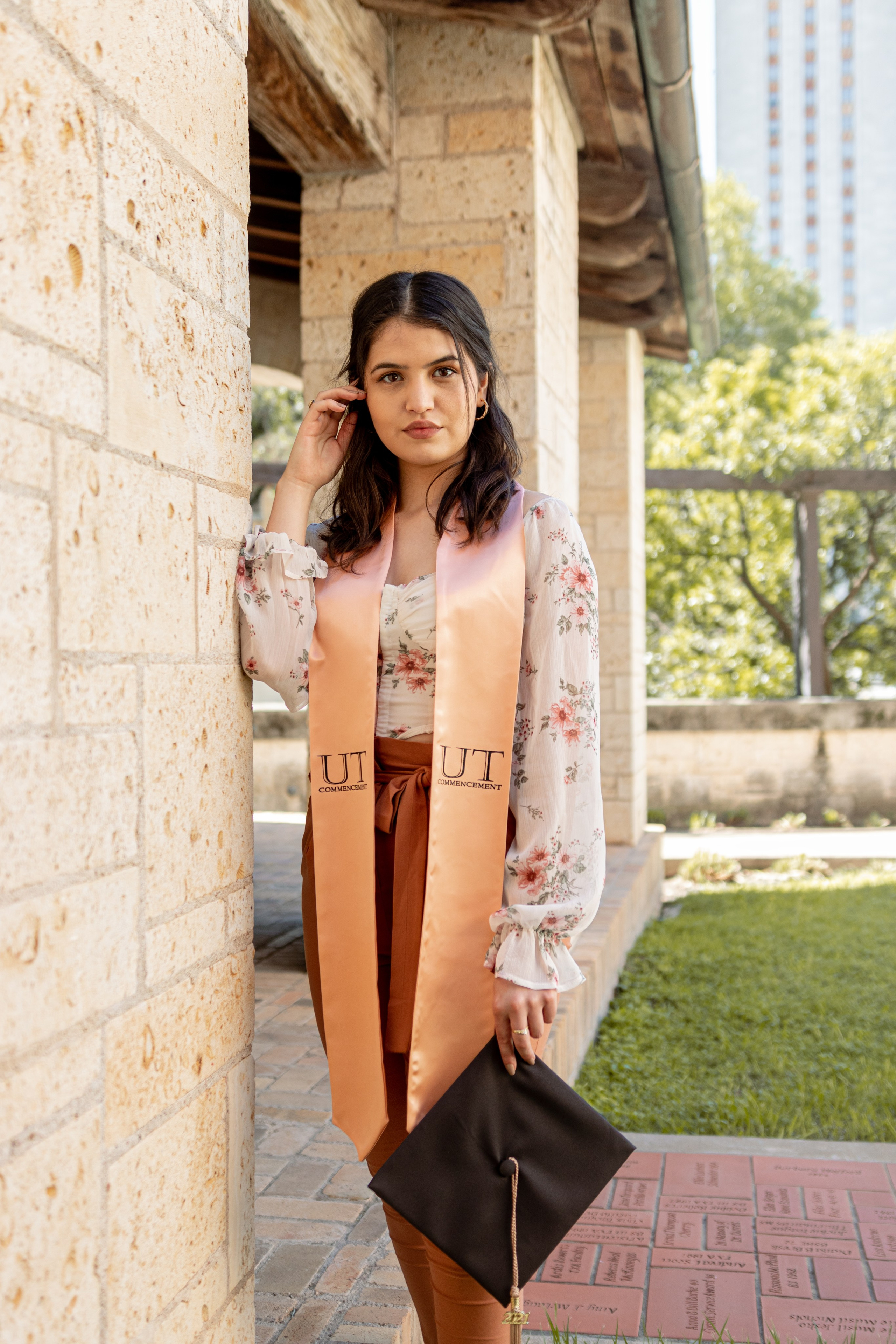 Noelia’s senior photoshoot at the University of Texas