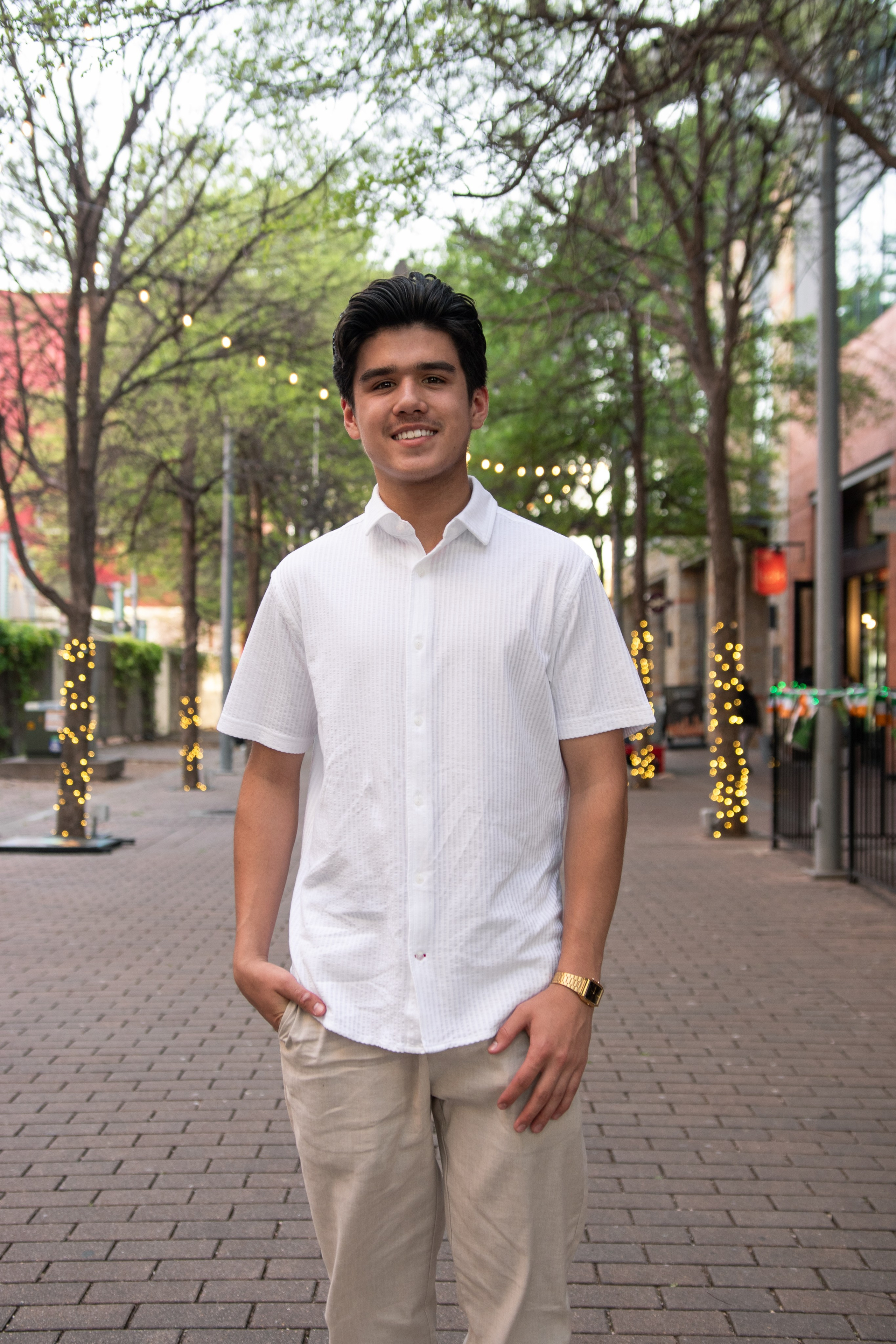 Parker's senior photoshoot at Mueller Lake Park in Austin, Texas