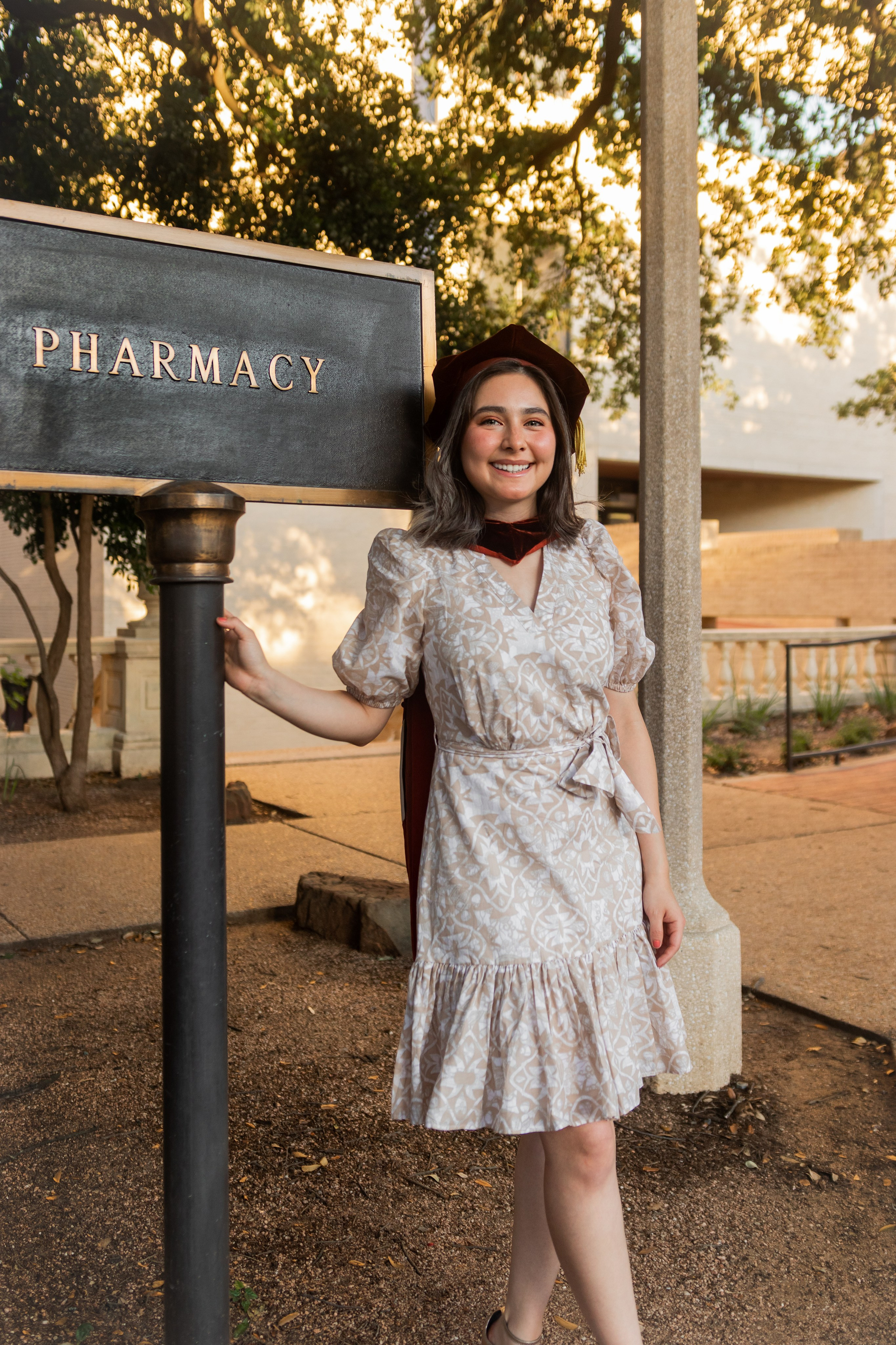 Paola’s graduation photoshoot at the University of Texas Austin