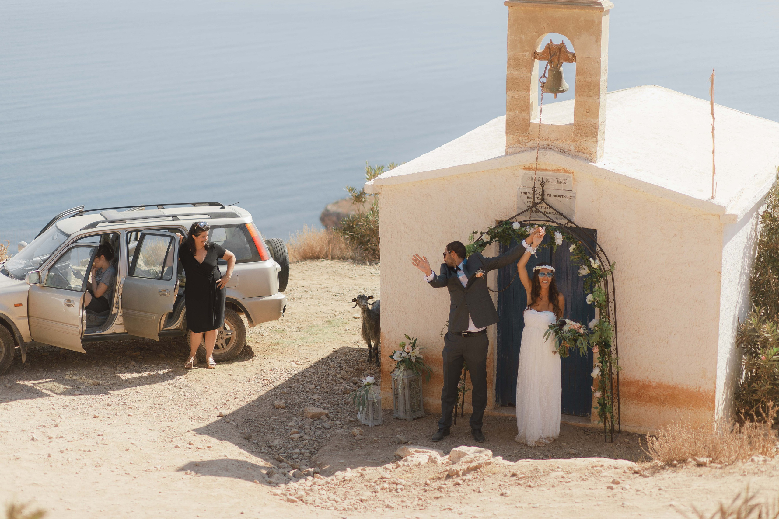 Marino & Steffi, Crete. Denny Savon — Photographer in Santorini | Weddings, Love Stories & Flying Dress