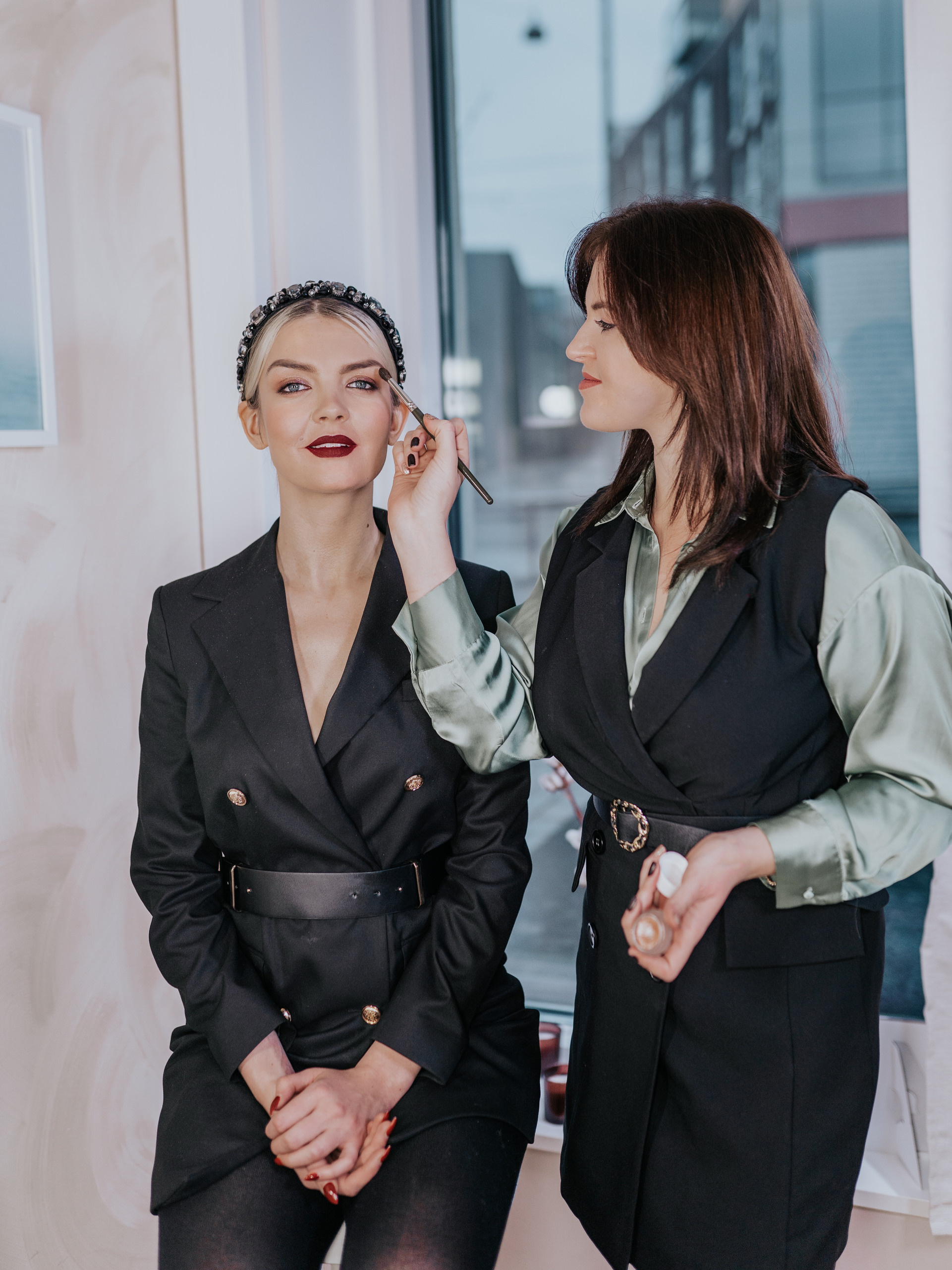 Makeup artist and hair stylist photoshoot. Oxana Dia Business and Brand Photography and Videography in Barcelona