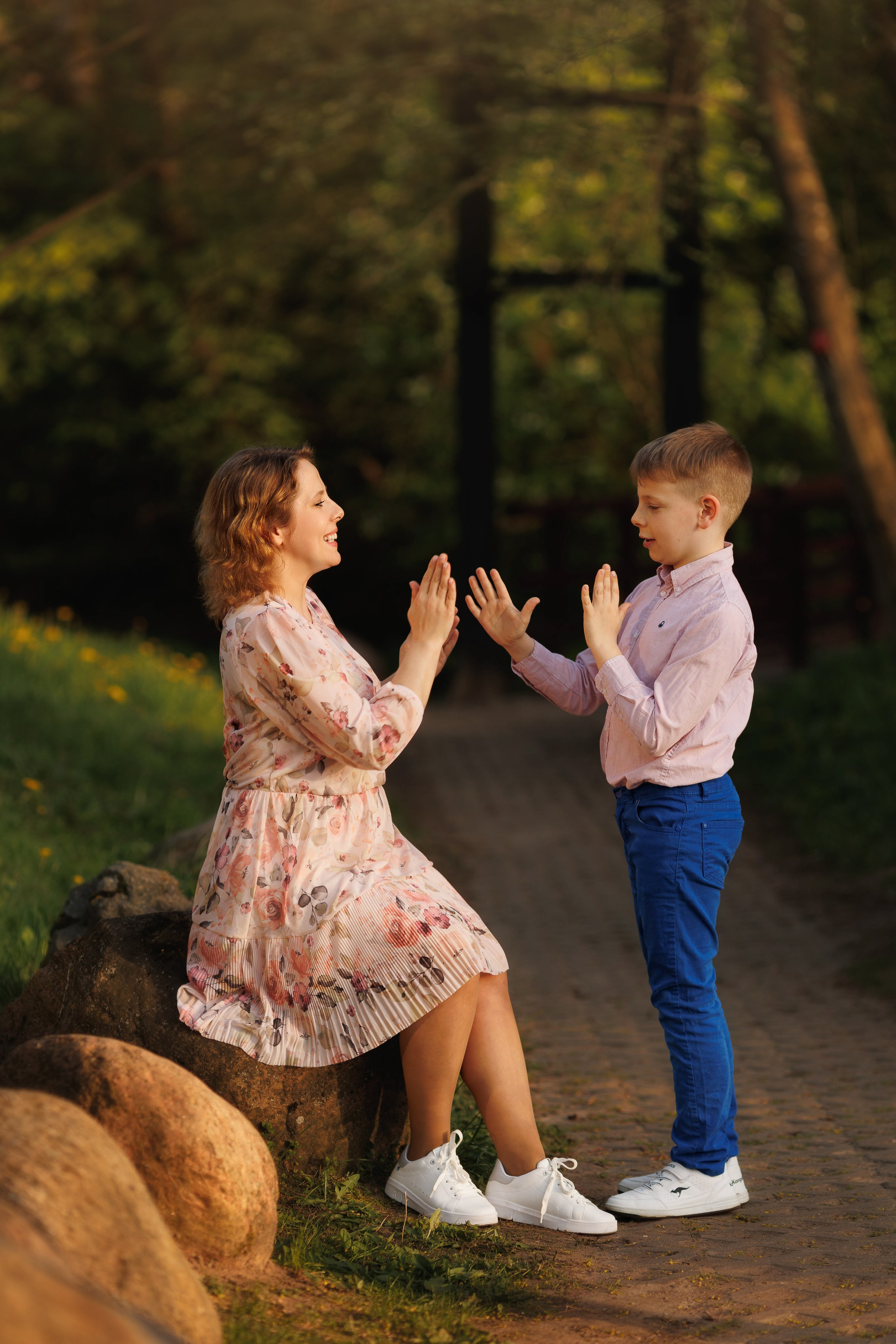 Рядом с мамой. Family photographer in Vilnuis Svetlana Naumova