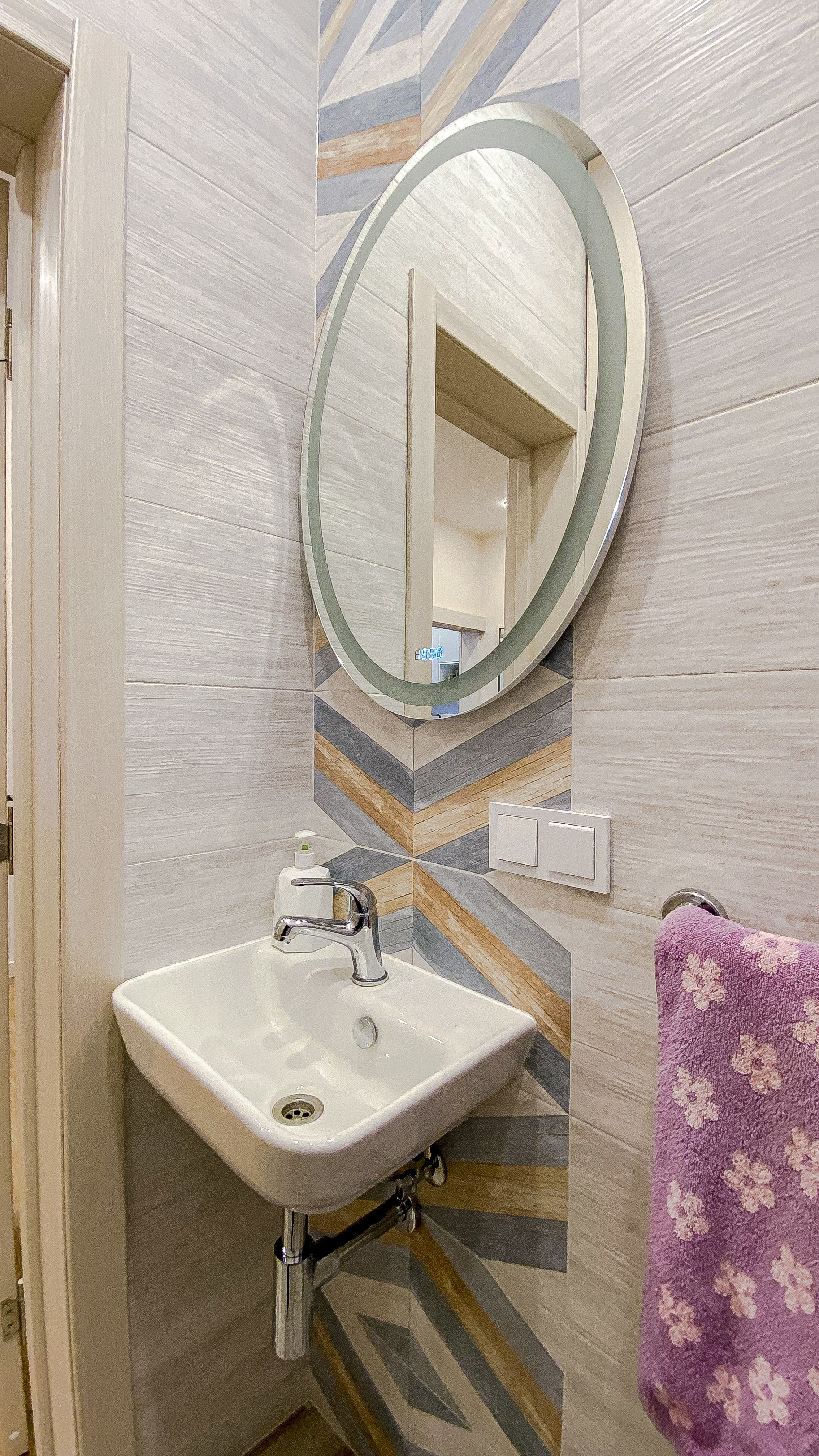 The apartment is 98 m2. Fotograf Dmitrii Donets