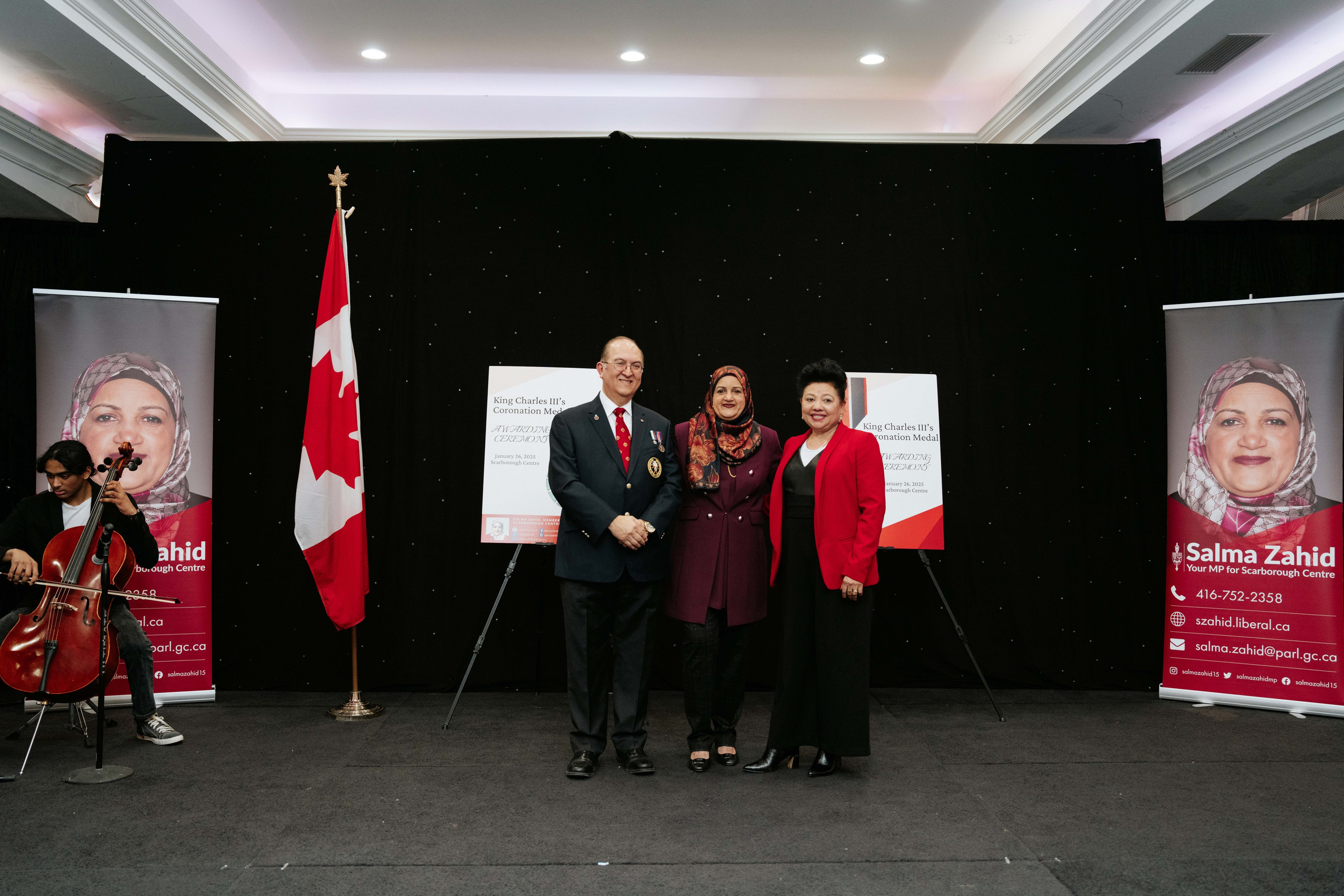 King Charles Coronation Medal Awarding Ceremony. MISAJA MEDIA