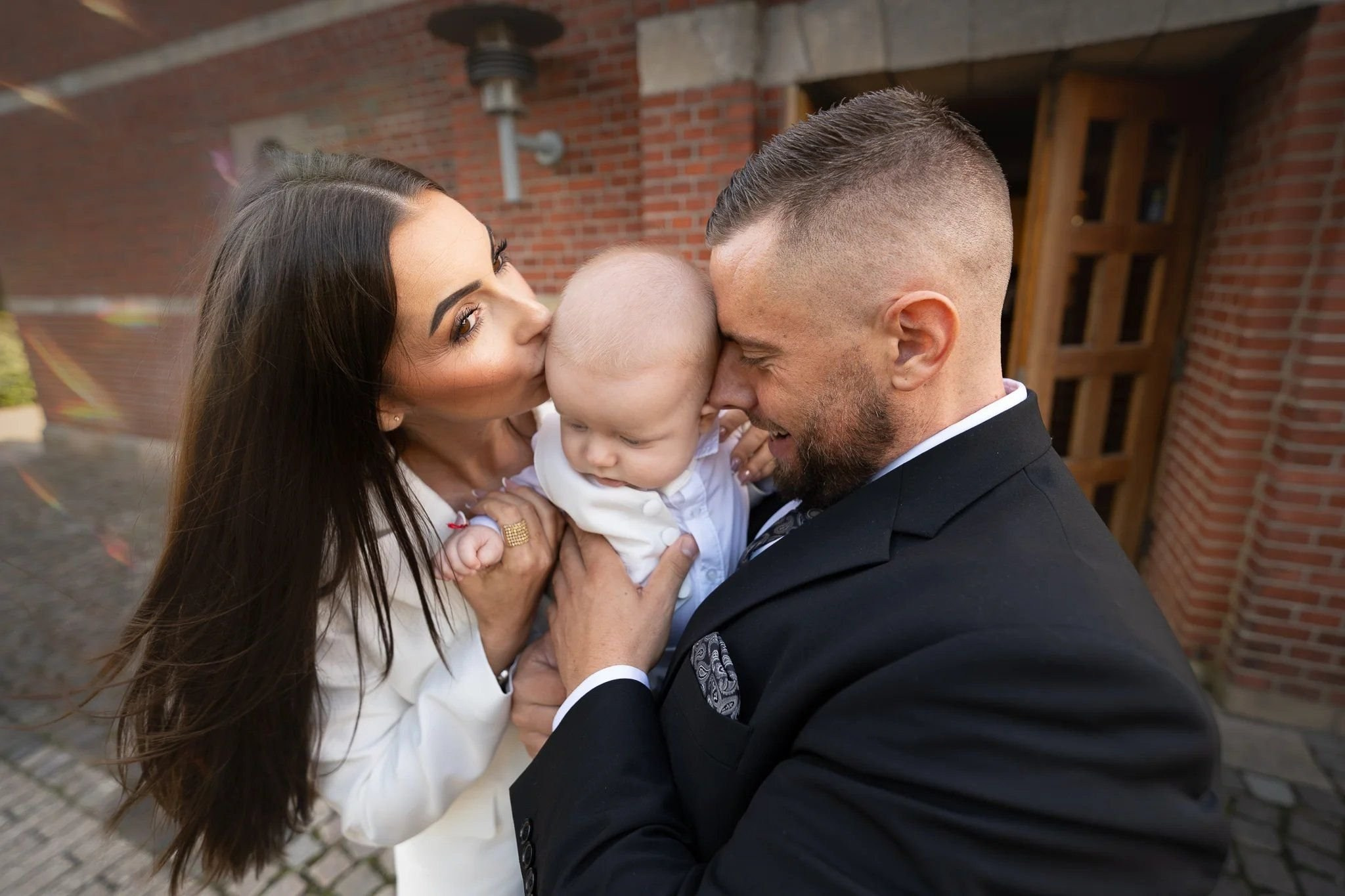 Milas' baptism — Tarm Church. AlexEvents | Wedding and Baptism Photographer & Videographer in Denmark and Germany