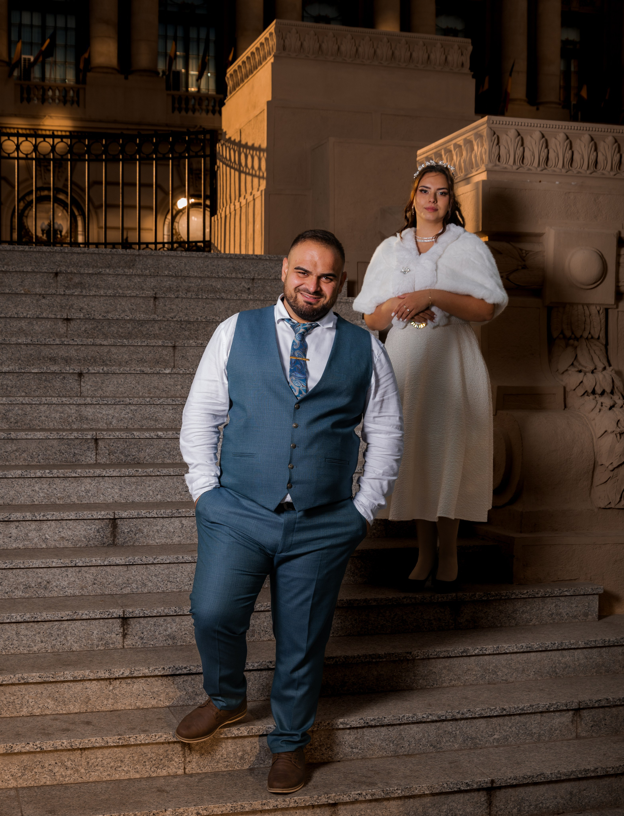 Civil Ceremony Florin — Alexandra. Hand for photos