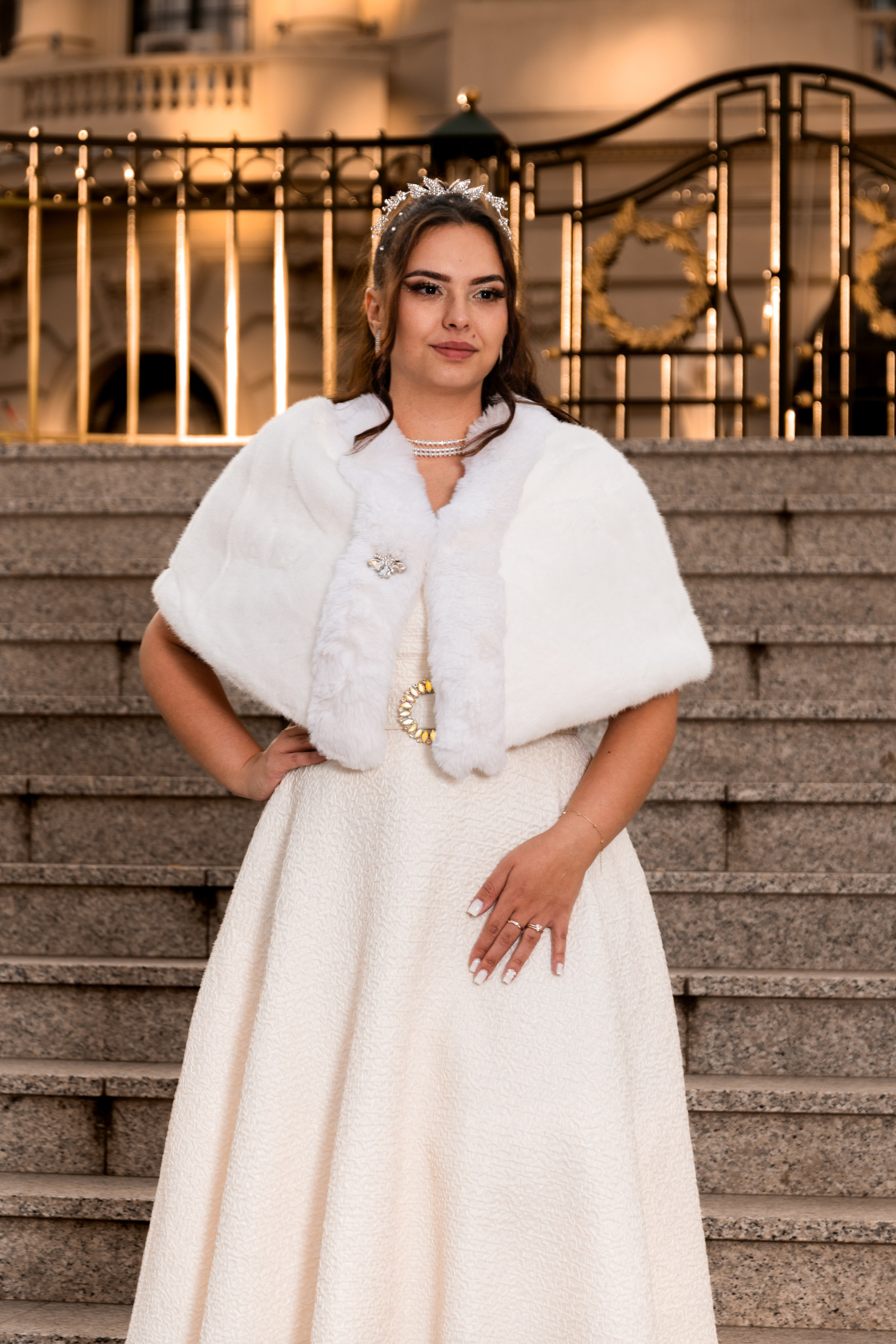 Civil Ceremony Florin — Alexandra. Hand for photos