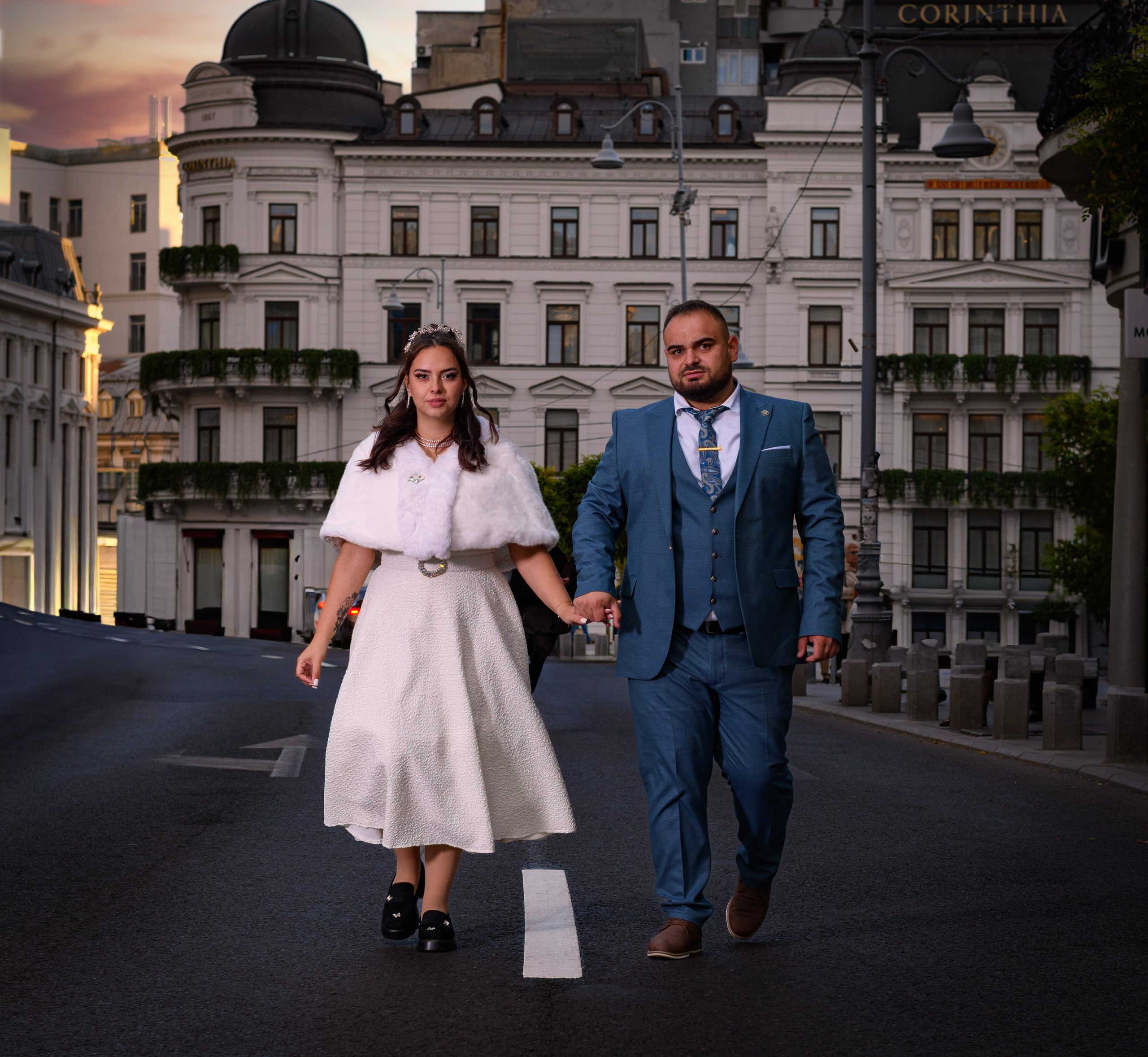 Civil Ceremony Florin — Alexandra. Hand for photos