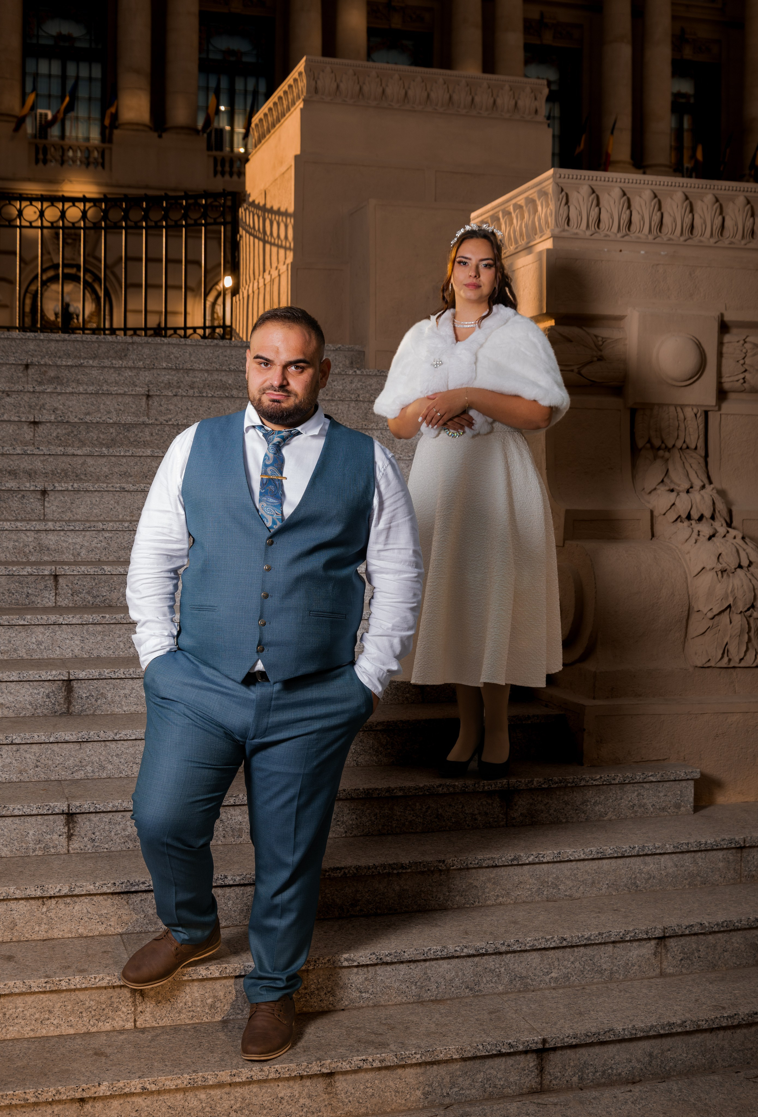 Civil Ceremony Florin — Alexandra. Hand for photos