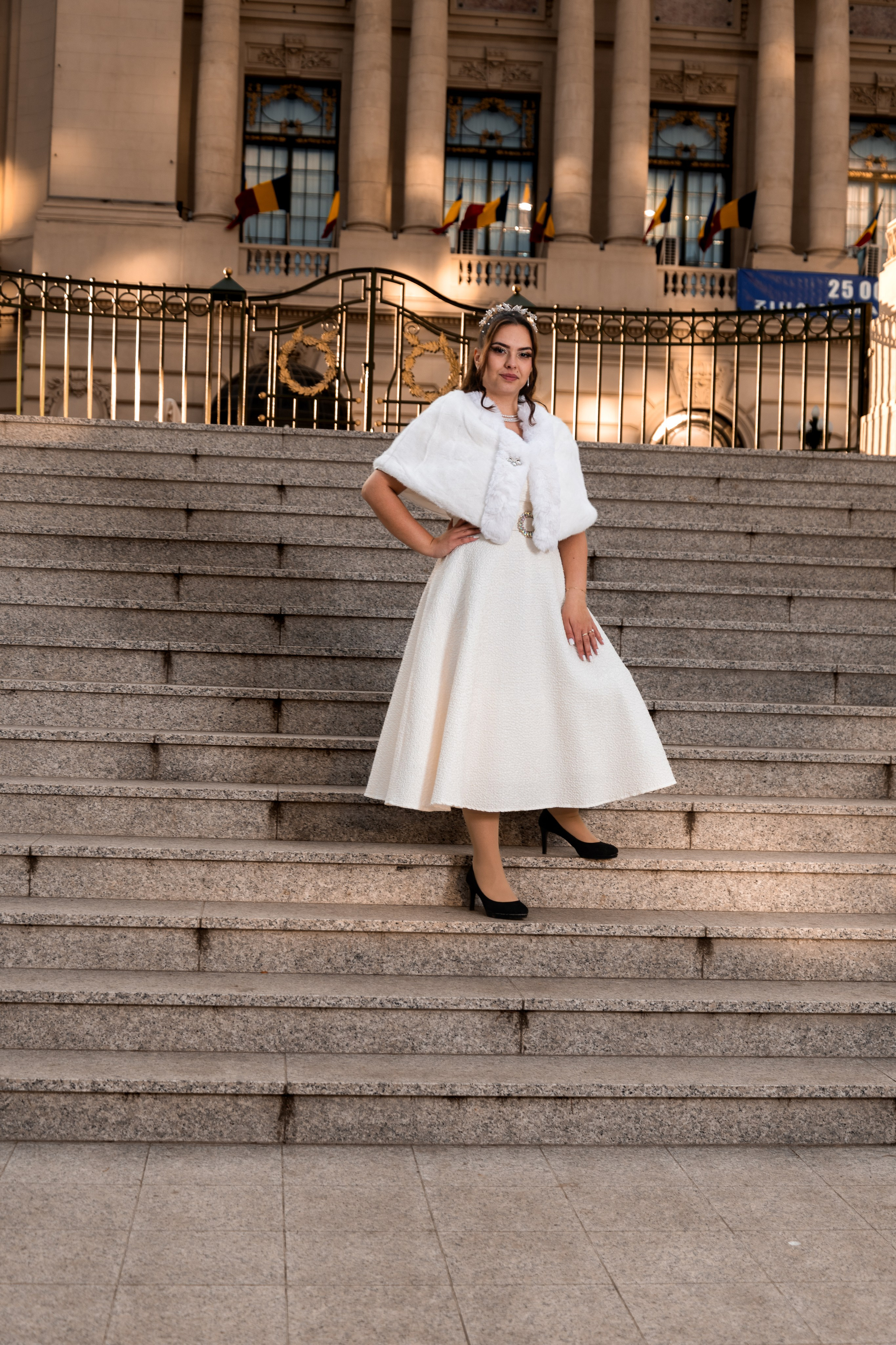 Civil Ceremony Florin — Alexandra. Hand for photos