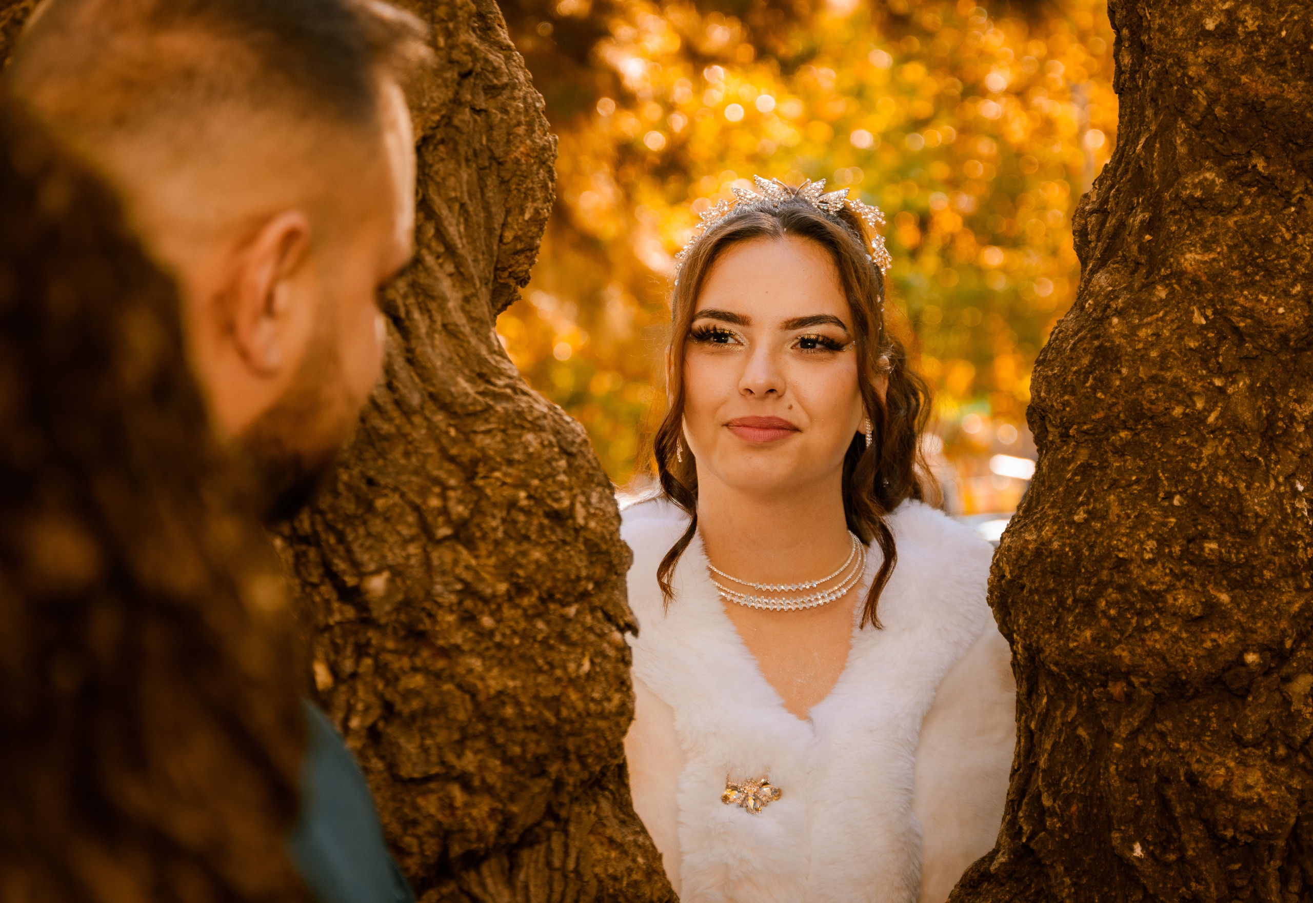 Civil Ceremony Florin — Alexandra. Hand for photos