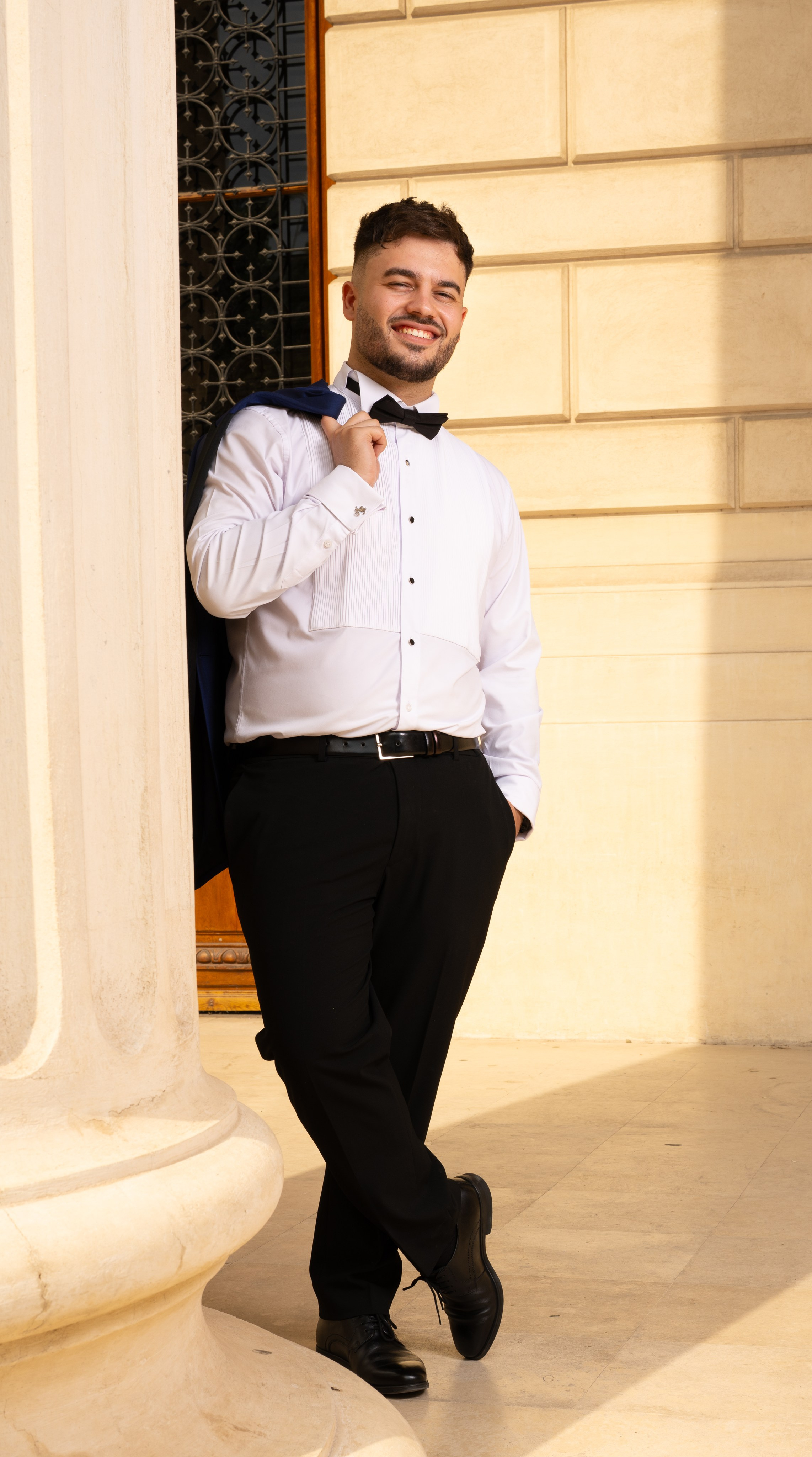 Civil Ceremony. Hand for photos