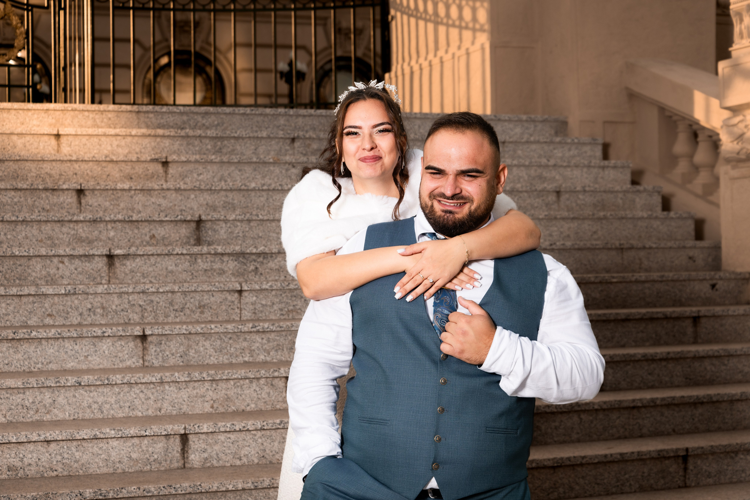 Civil Ceremony Florin — Alexandra. Hand for photos