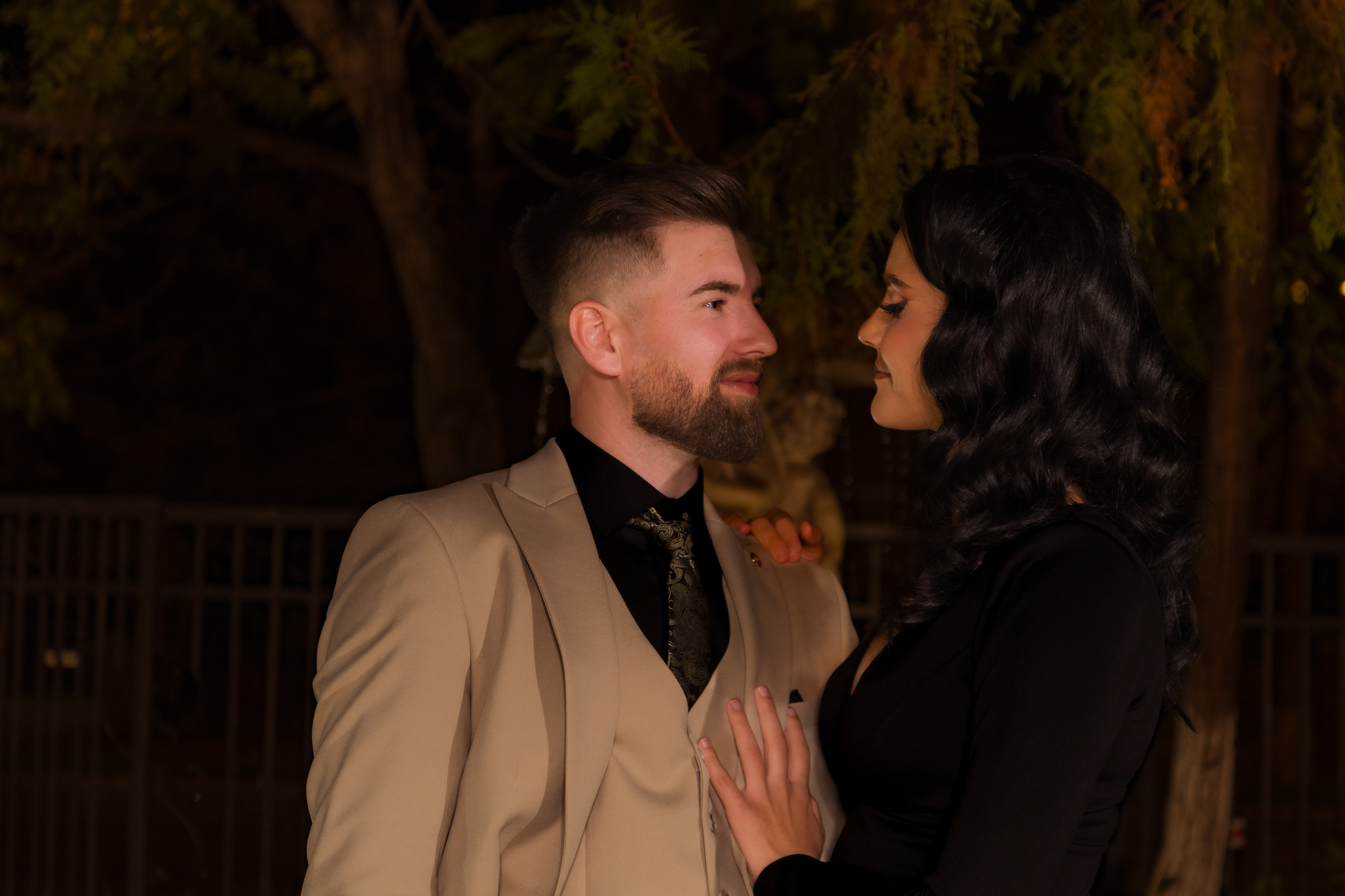 Couple. Hand for photos