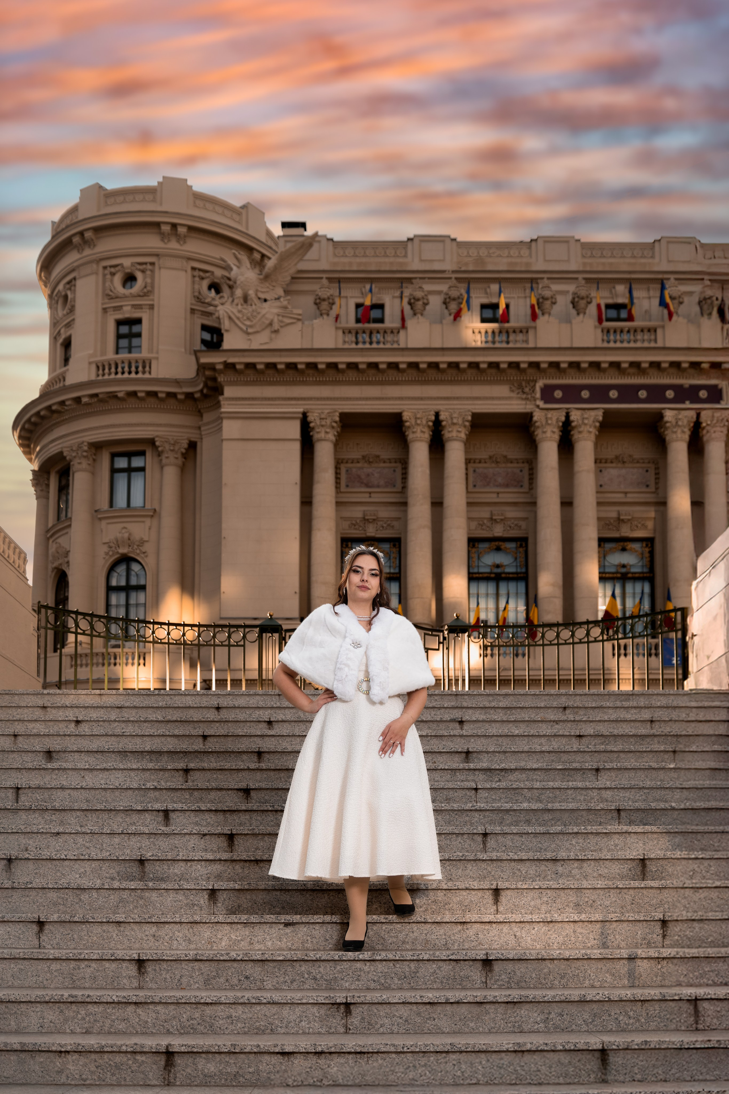 Civil Ceremony Florin — Alexandra. Hand for photos