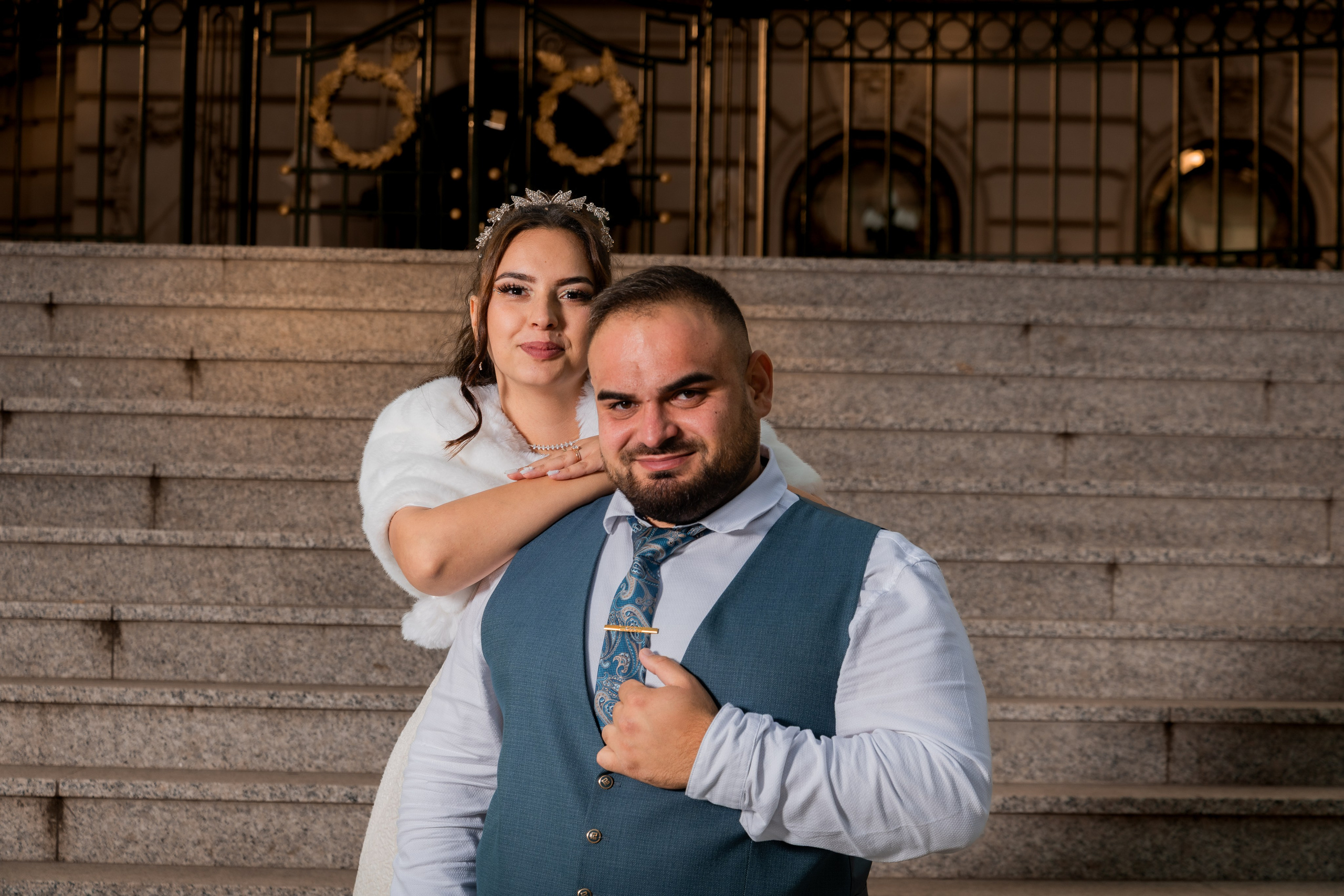 Civil Ceremony Florin — Alexandra. Hand for photos