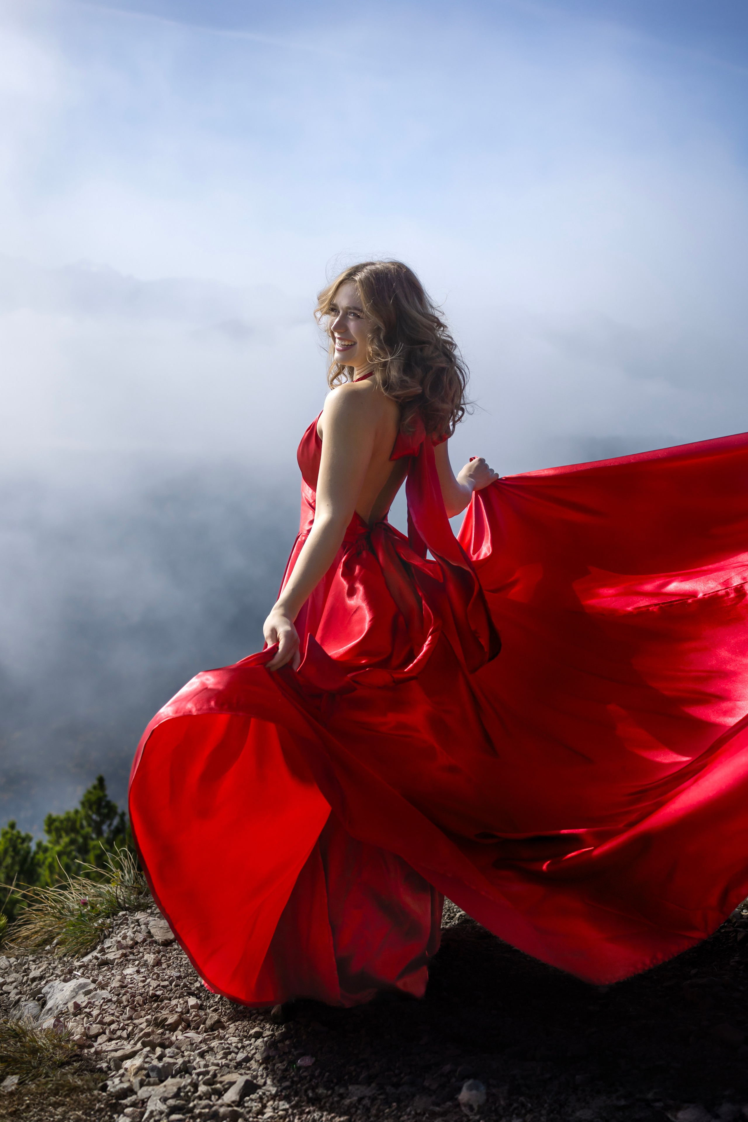 Shooting in the mountains. Photographer in Munich