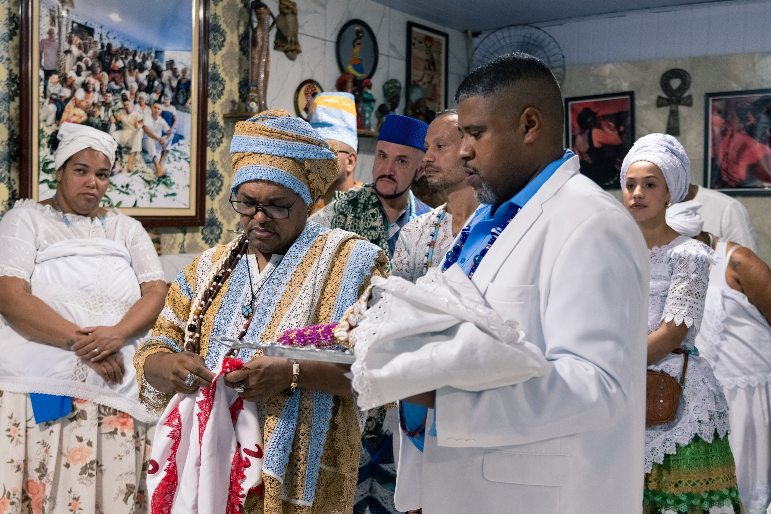 19/04/2025 — Iniciação Oloyê Pablo, Ajoyê Maria Júlia e Iyawo Arthur. Aladá Produções