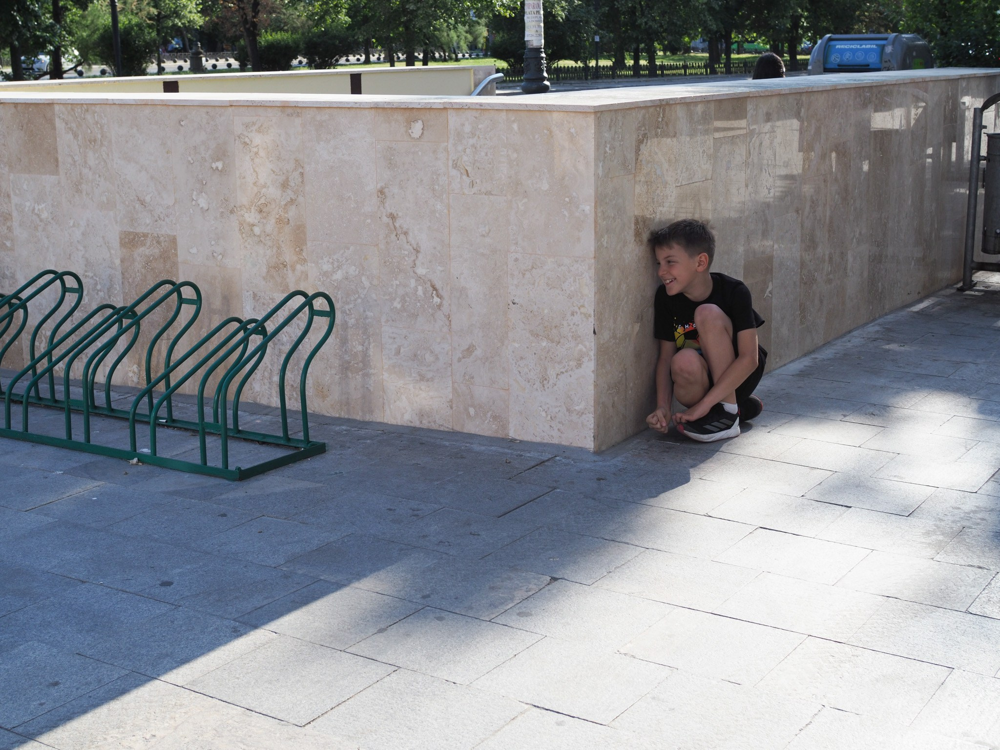 Color street. Humanistic street photographer in Bucharest