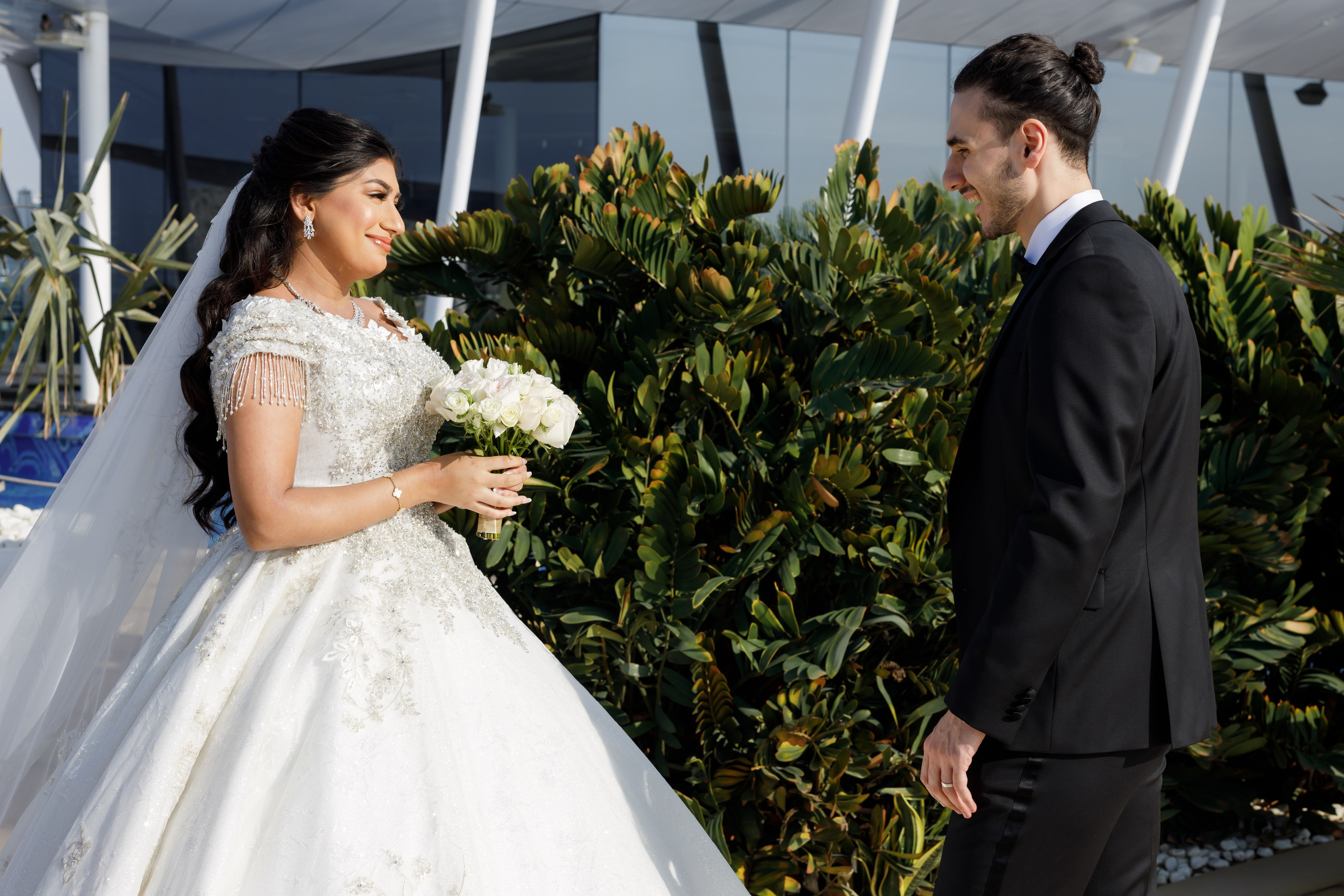 22/12/2023 Burj Al Arab wedding. Photographer Anna Curly | Weddings and Events in Dubai