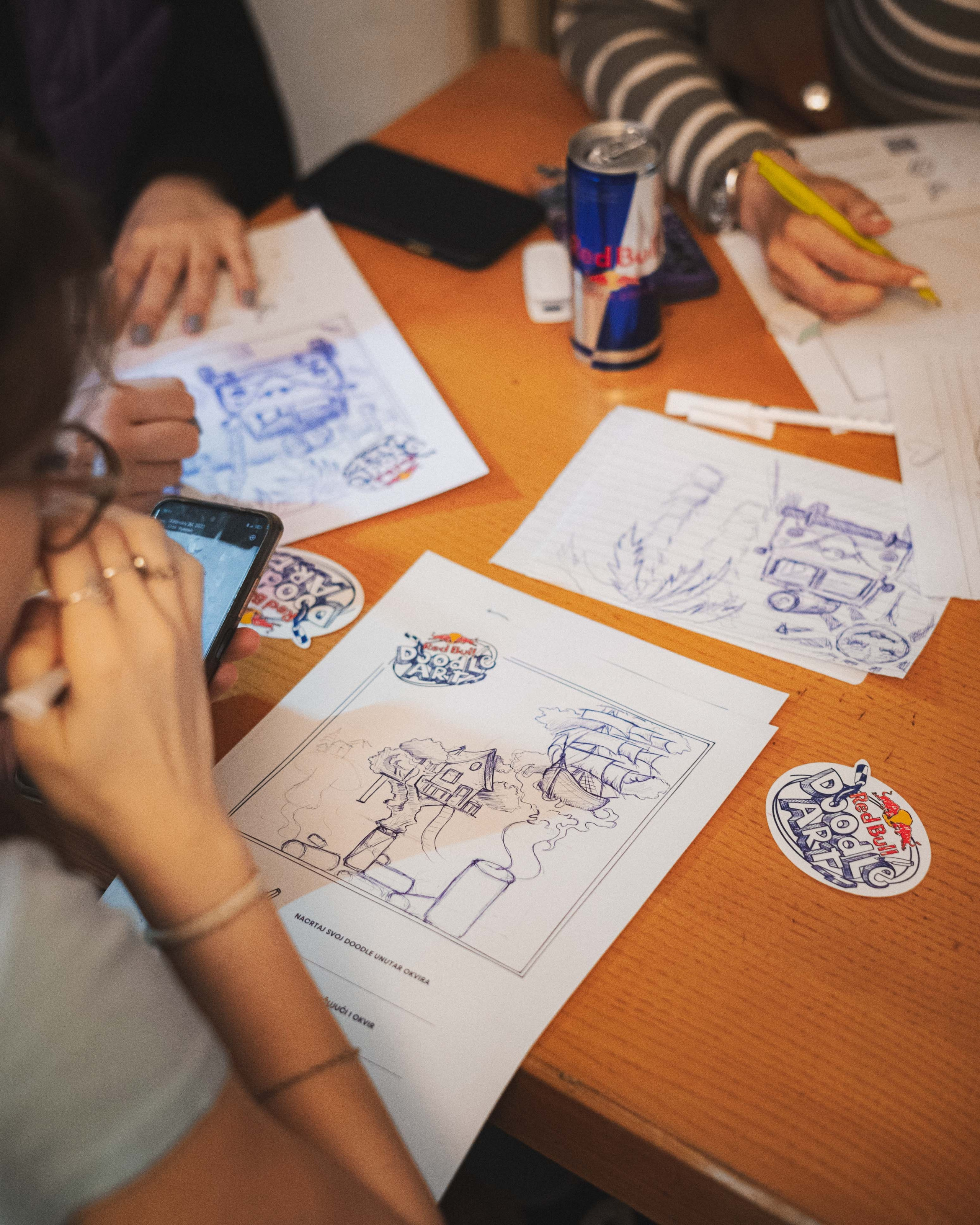 RedBull Doodle Art. Žukov Studio