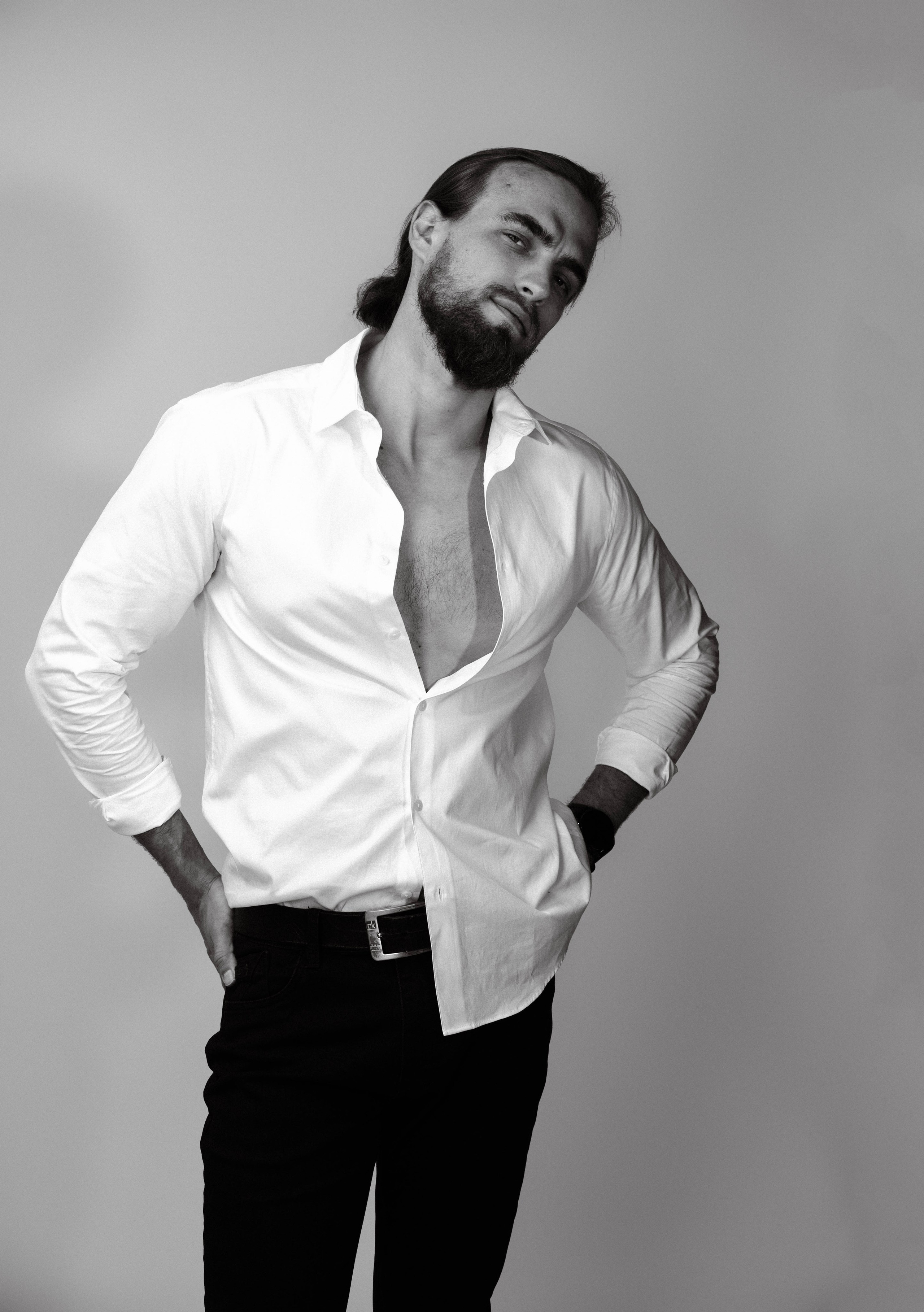 Мужской портрет, модельные тесты. Фотограф в Праге, Брно Елена Федоренко / Photographer Elena Fedorenko