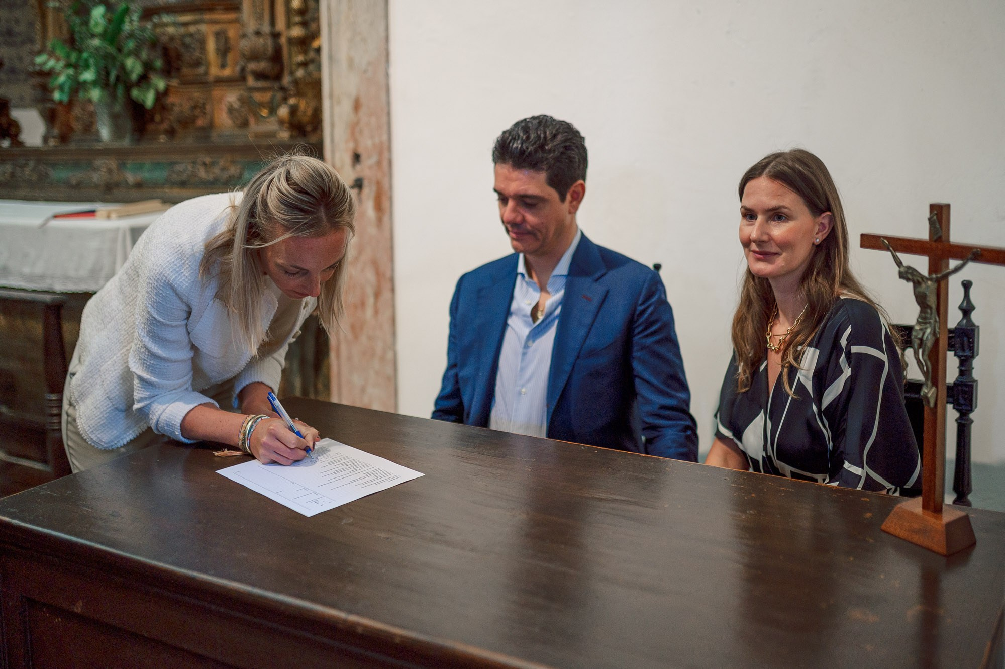 photography of a Catholic baptism in Lisbon