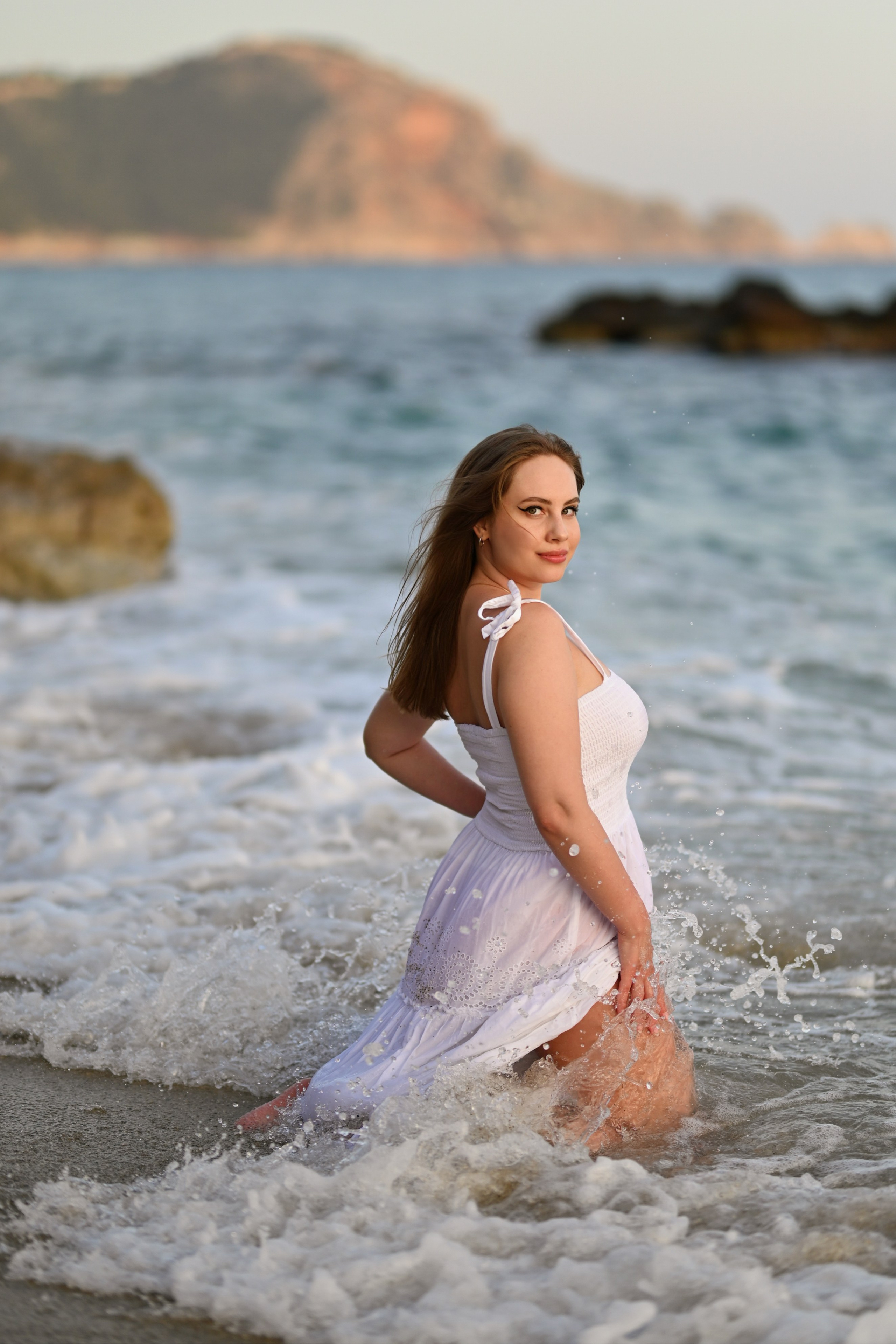 Индивидуальные съемки на пляже — Клеопатра. Photographer in Alanya, Side, Manavgat. Türkiye