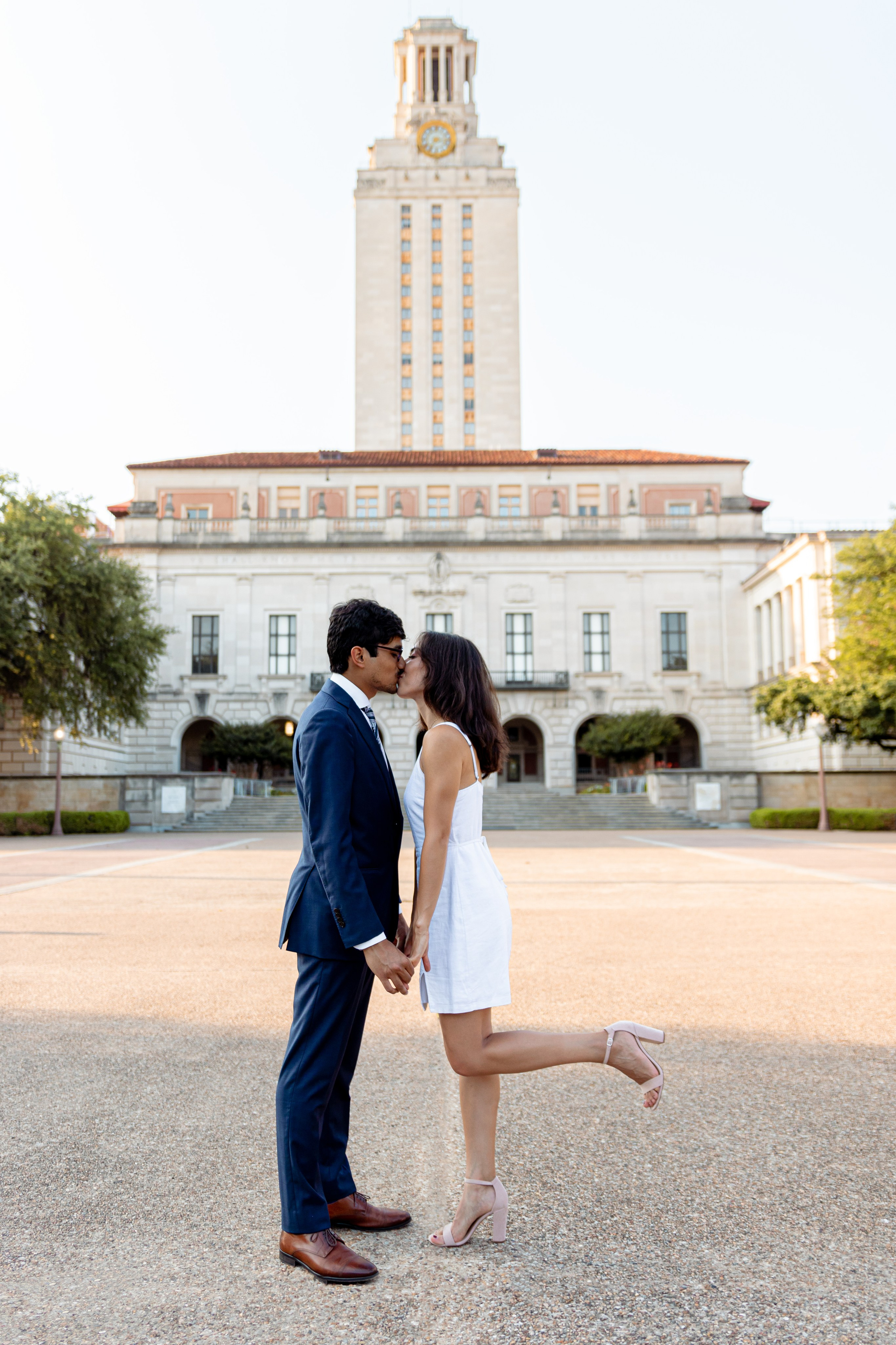Samir's graduation photoshoot at the University of Texas Austin